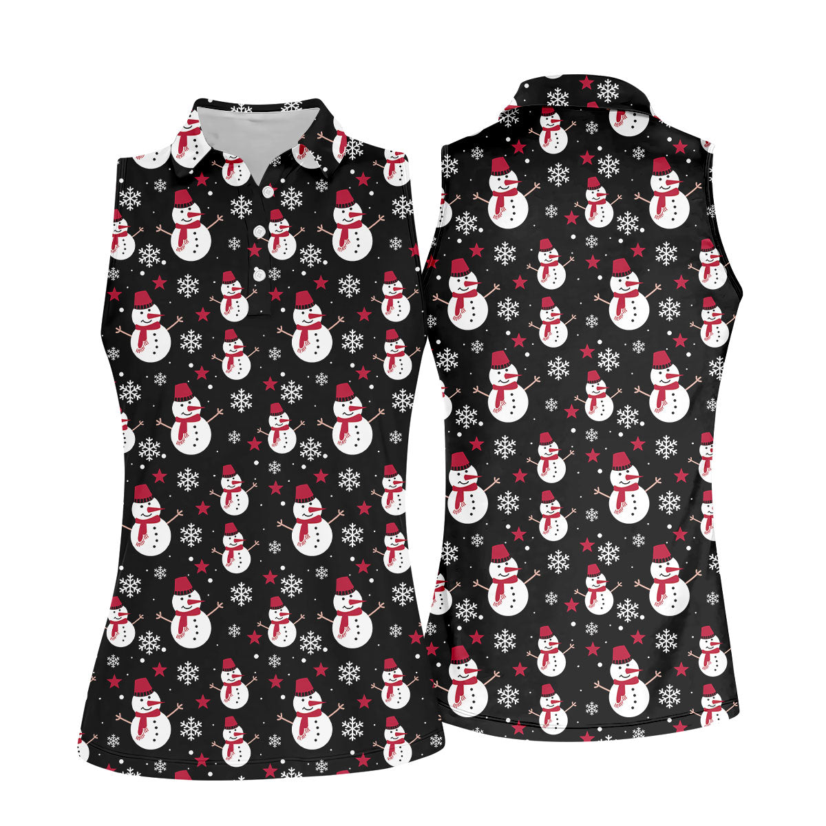 Ugly Santa Claus Golf Shirts, Christmas Golf Shirt, Golf Gifts For Women, Fun Golf Shirt