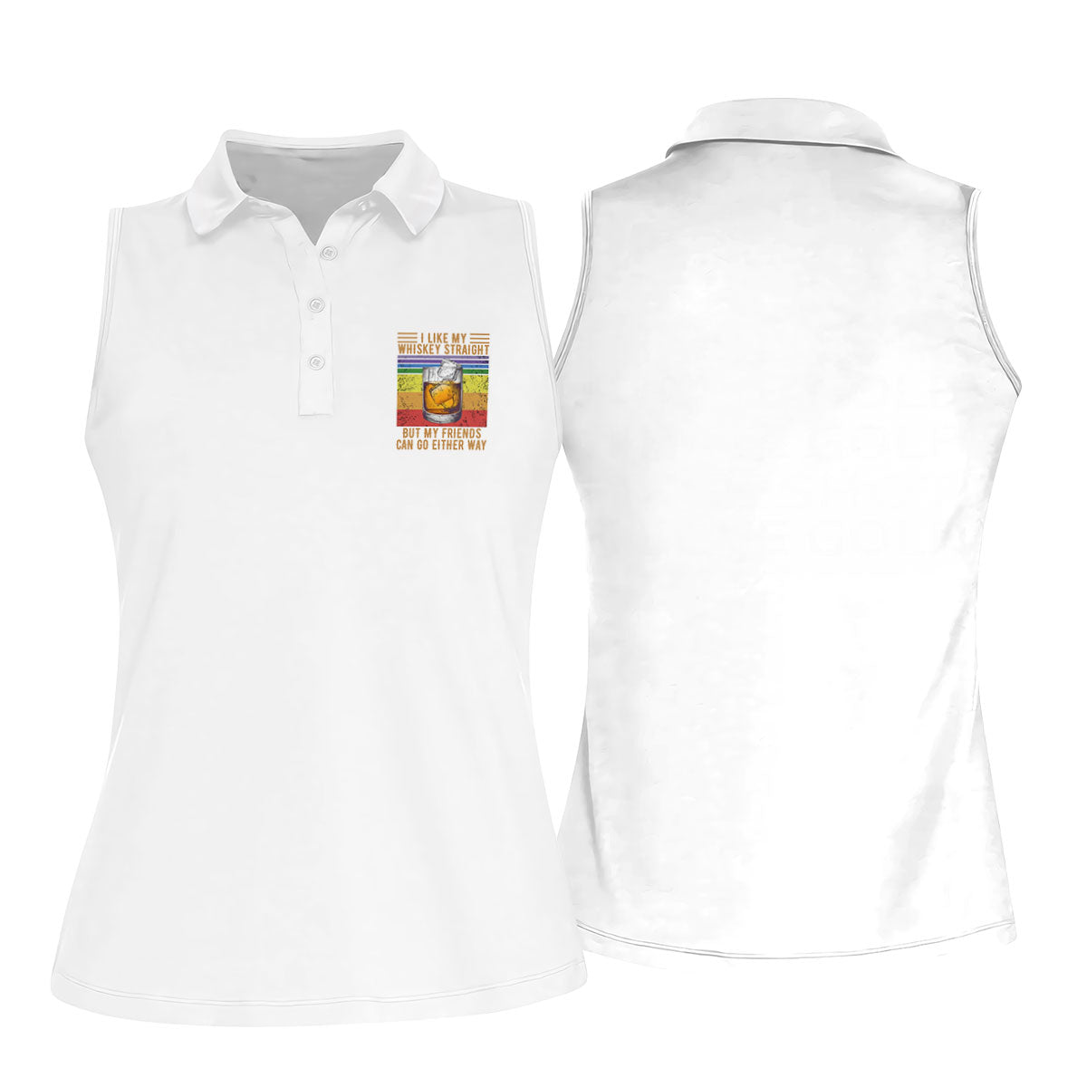 I Like My Whiskey Straight LGBT Pride Month Fun Women's Golf Shirts, LGBT Support Pride Shirt