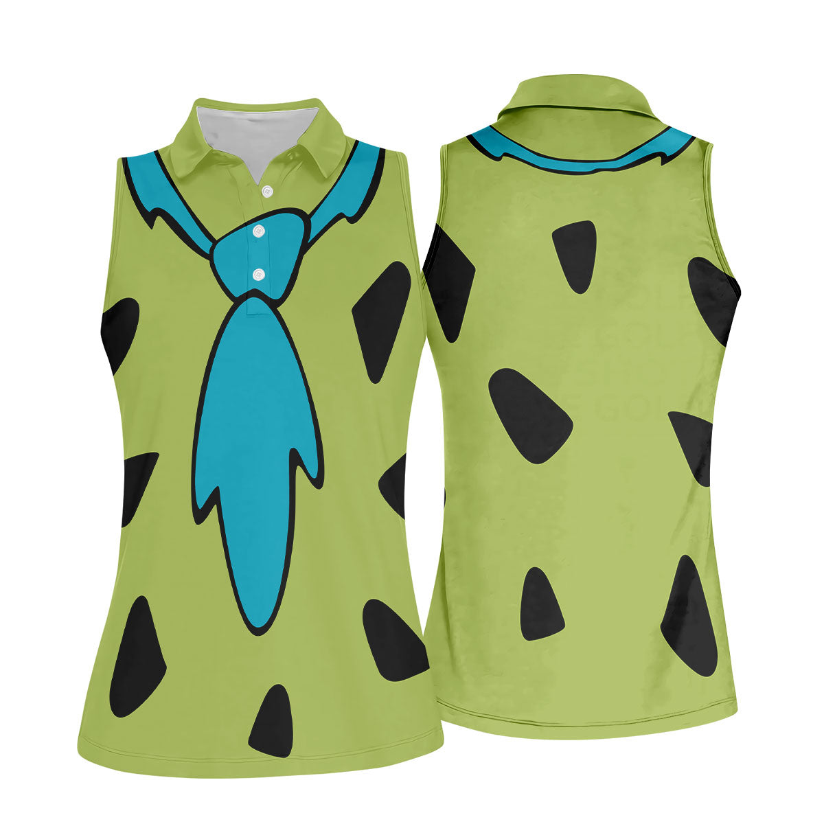 Green Stone Age Costume Hawaiian Golf Shirt, Women’s Golf Polo, Golf Shirts For Women