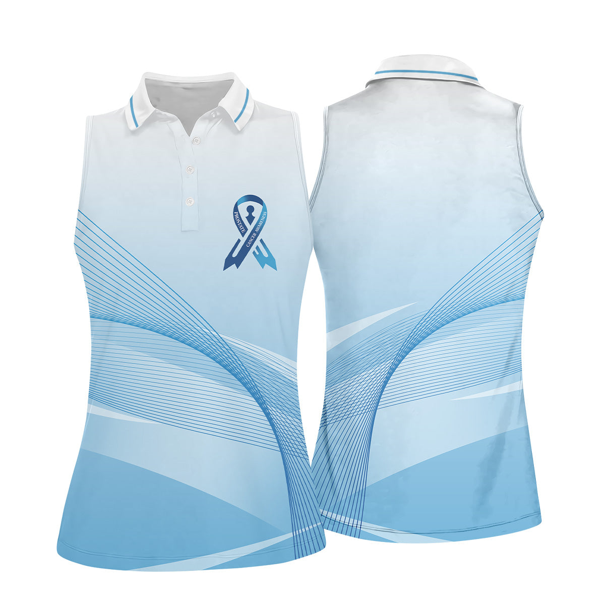 Prostate Cancer Awareness Women's Golf Shirt, Prostate Cancer Support Shirt, Golf Gift For Women