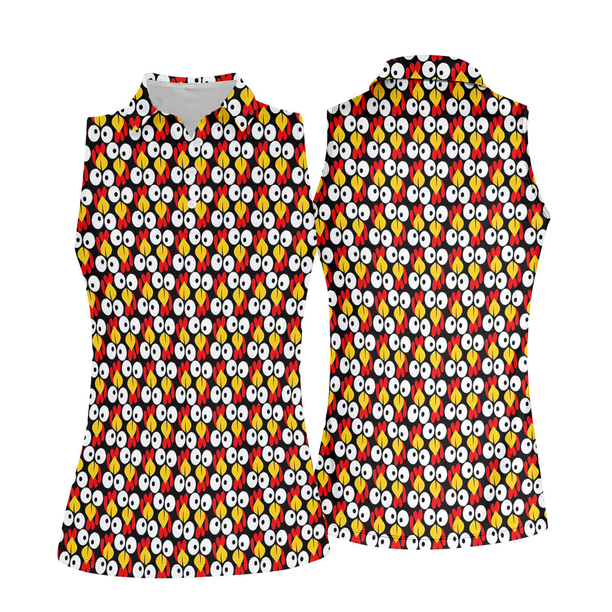 Funny Turkey Thanksgiving Ladies Golf Tops, Fun Women's Golf Shirts, Ladies Golf Polos, Golfing Apparel