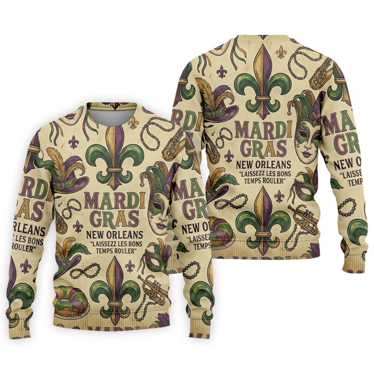 Mardi Gras New Orleans Fleur De Lis Carnival Hat Men's Golf Polo Shirtlf Shirts For Men