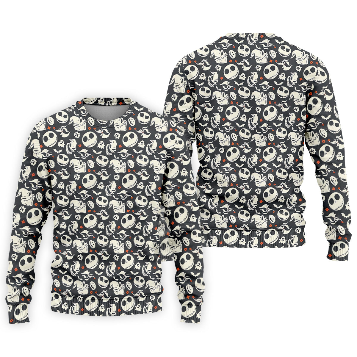 Nightmare Skull Golf Tops For Men, Horror Pattern Polo ShirtFor Men, Halloween Golf Shirt