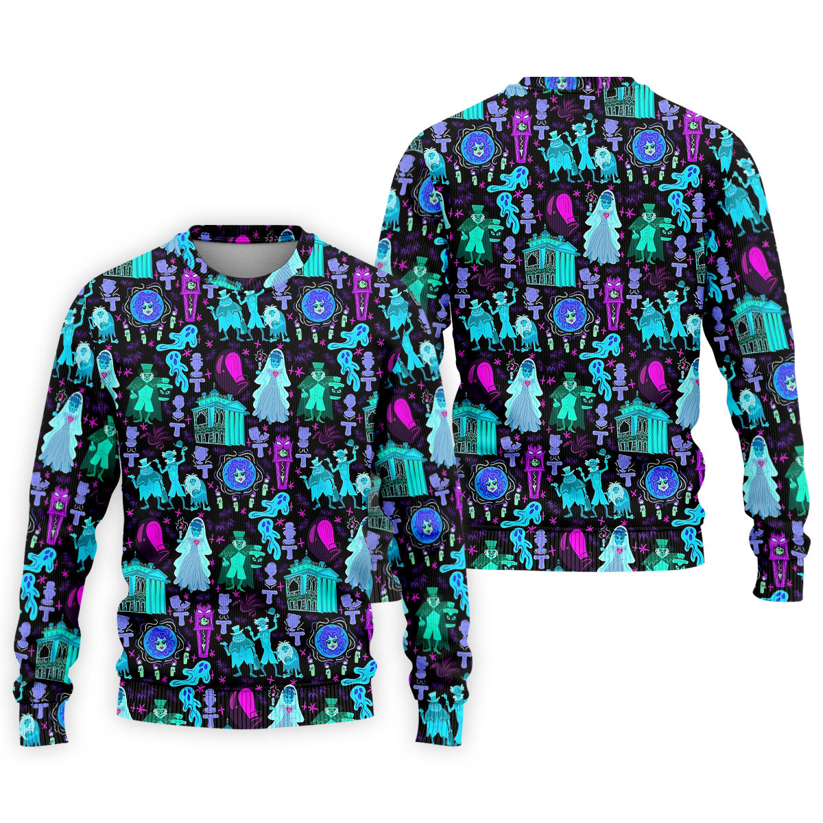 Haunted Ghost Halloween Hawaiian Golf Shirt, Mens Golf Shirts, Golf Polo Shirts For Men