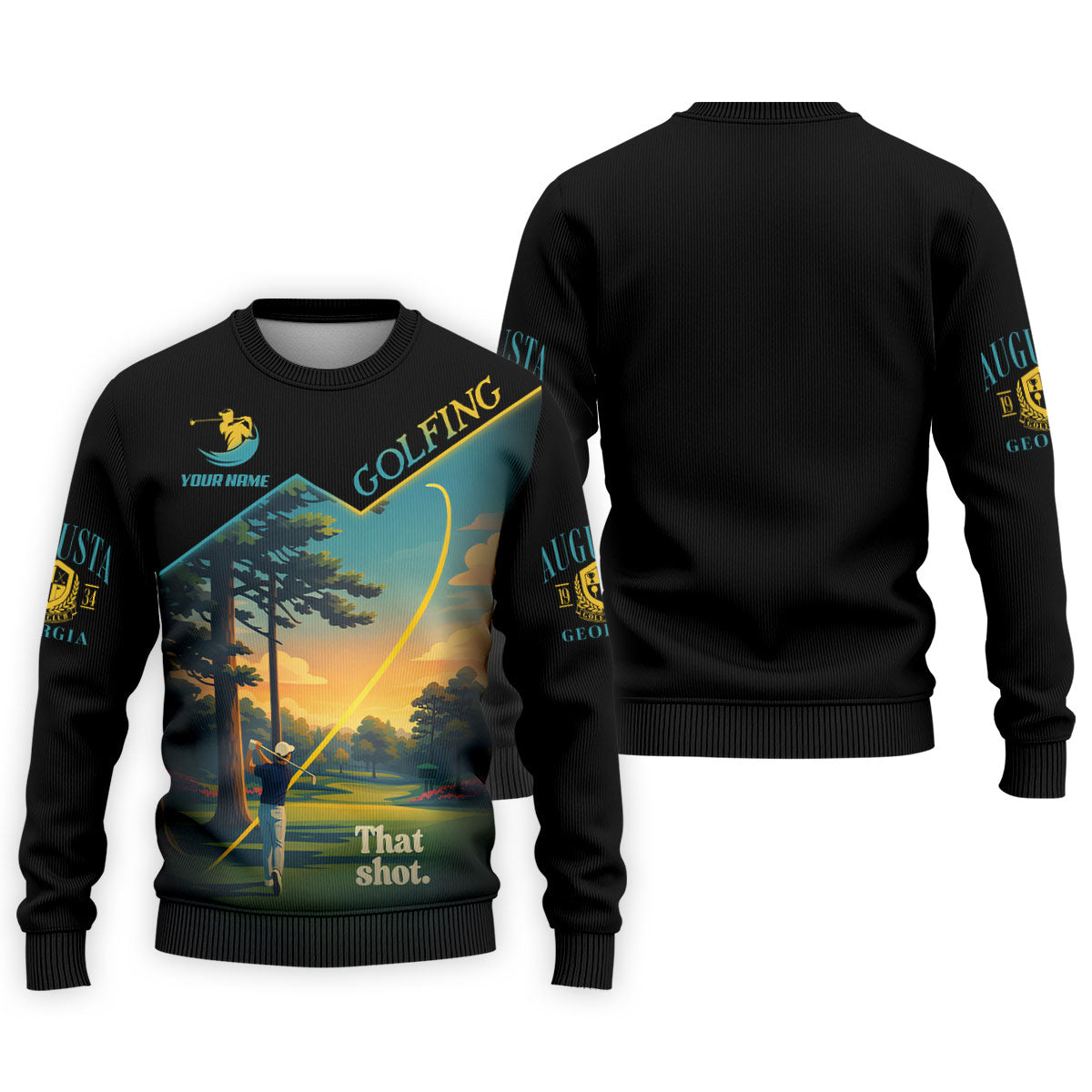 That Shot Augusta Georgia Golf Tournament Golf Shirts For Men, Performance Golf Shirt, Polo ShirtFor Men