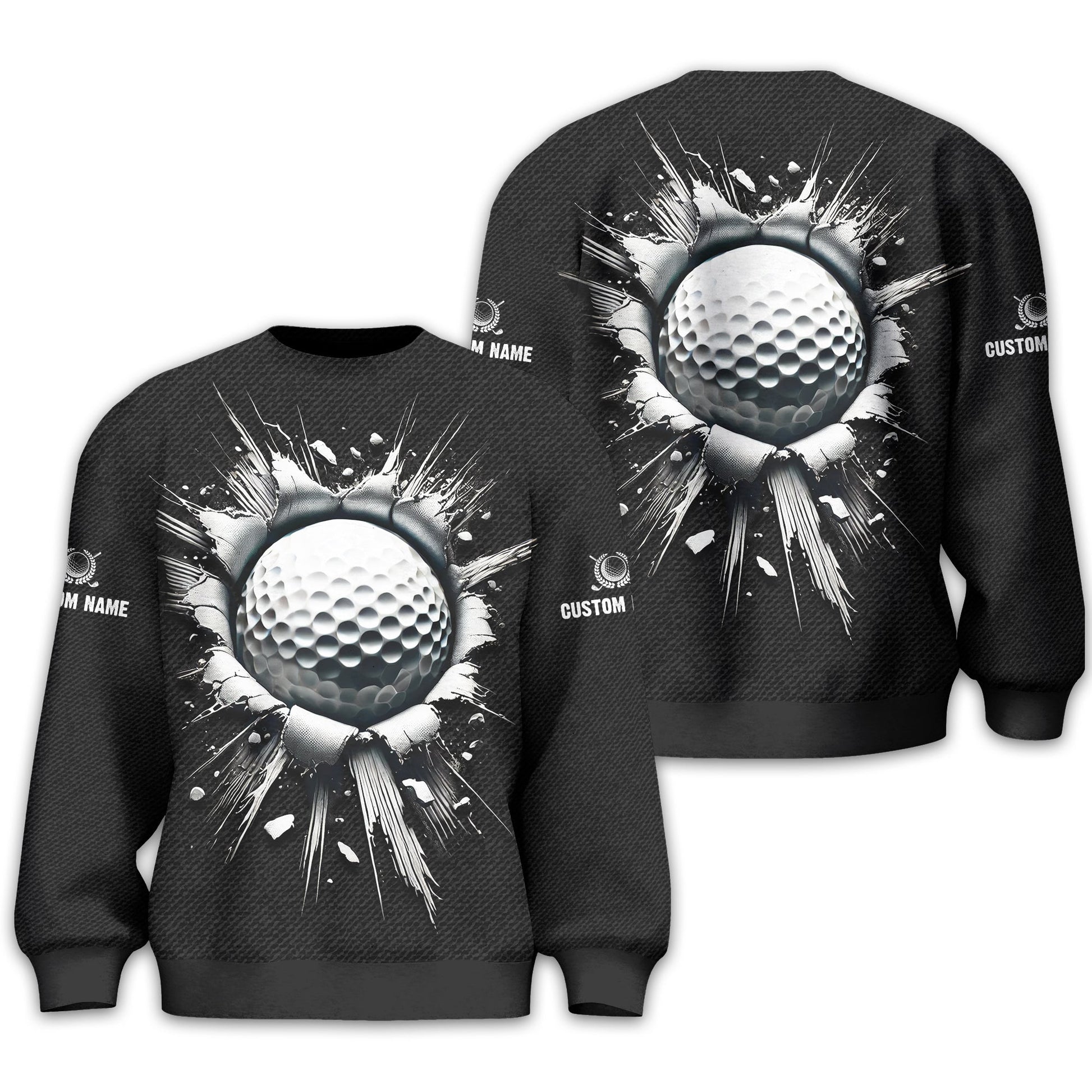 Personalized Black Golf Polo ShirtGolf Shirt, Gift For Golfers