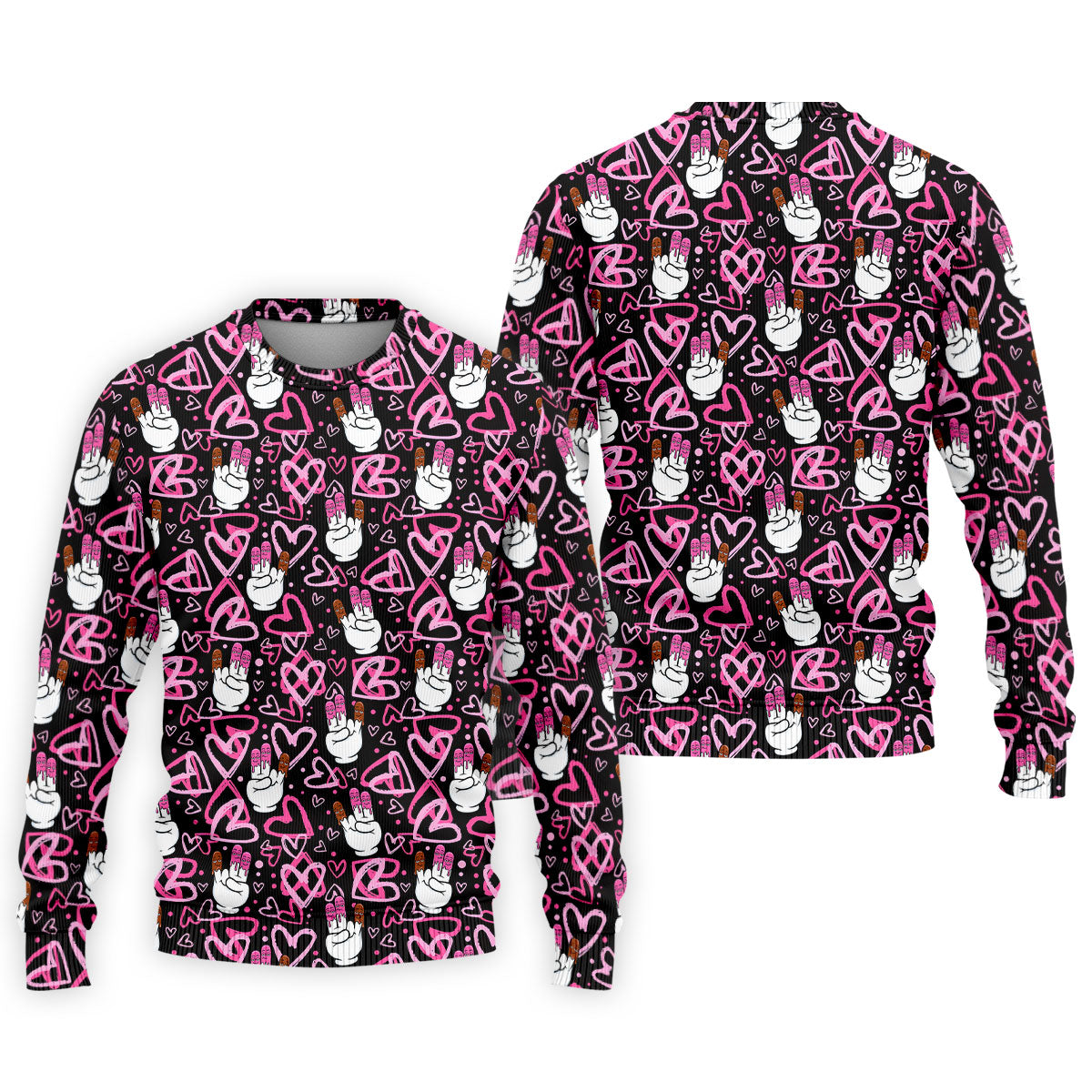Chocolate Fingers Adult Humor Heart Pattern Fun Golf Shirts For Men, Valentines Golf Gift, Polo ShirtFor Men