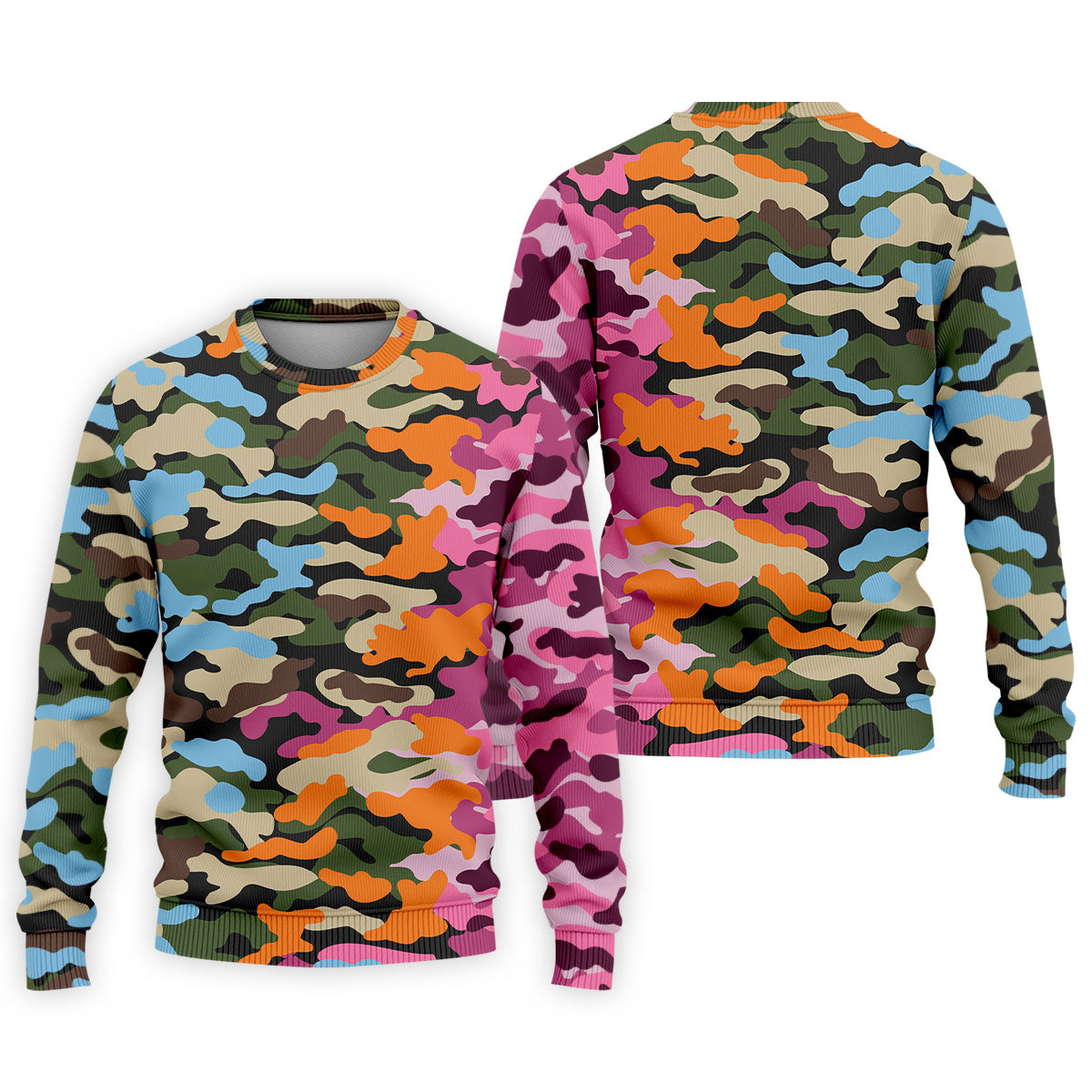 Rainbow Camouflage Golf Tops For Men, Cool Golf Outfit, Polo Shirtor Men, Golf Shirts For Men