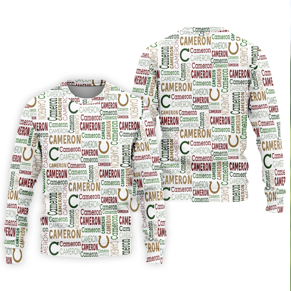 Cameron Pattern Christmas Golf Tops For Men, Christmas Golf Shirt, Men Golf Apparel