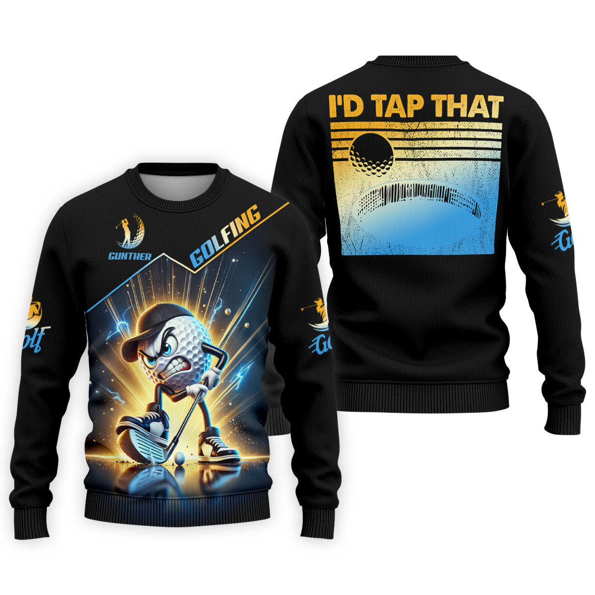 I'd Tap That Fun Golf Shirt, Golf Tops For Men, Golf Shirts For Men, Golf Gift For Men