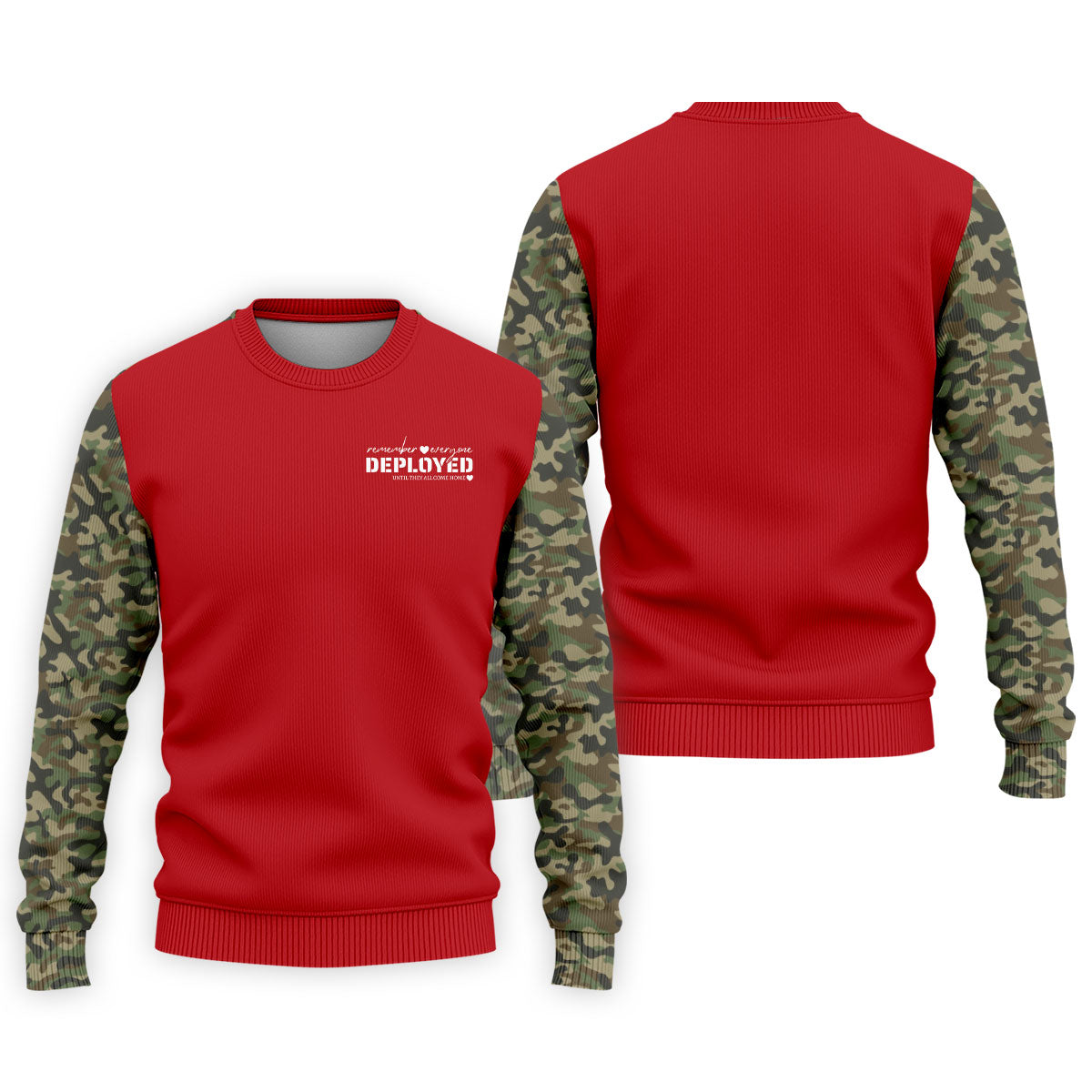 Remember Everyone Deployed Camo Red Patriotic 4th Of July Golf Shirt, 250th Anniversary Golf Shirts For Men