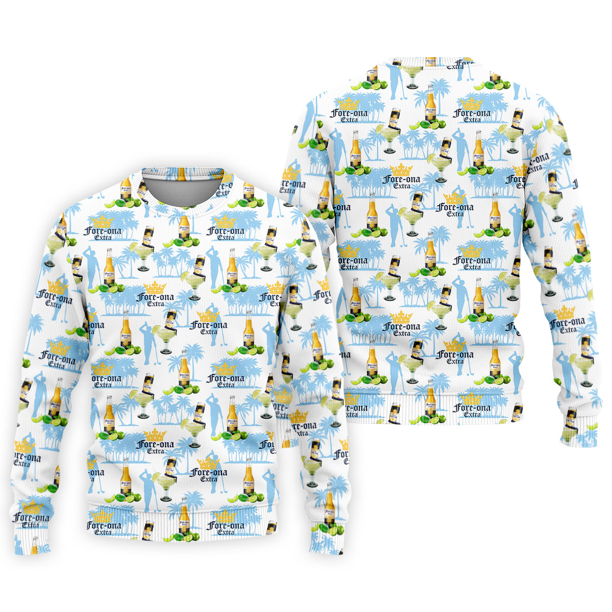 Fore-ona Extra Find Your Fairway Golfer Beer Men's Funny Golf Shirts, Golf Shirts For Men