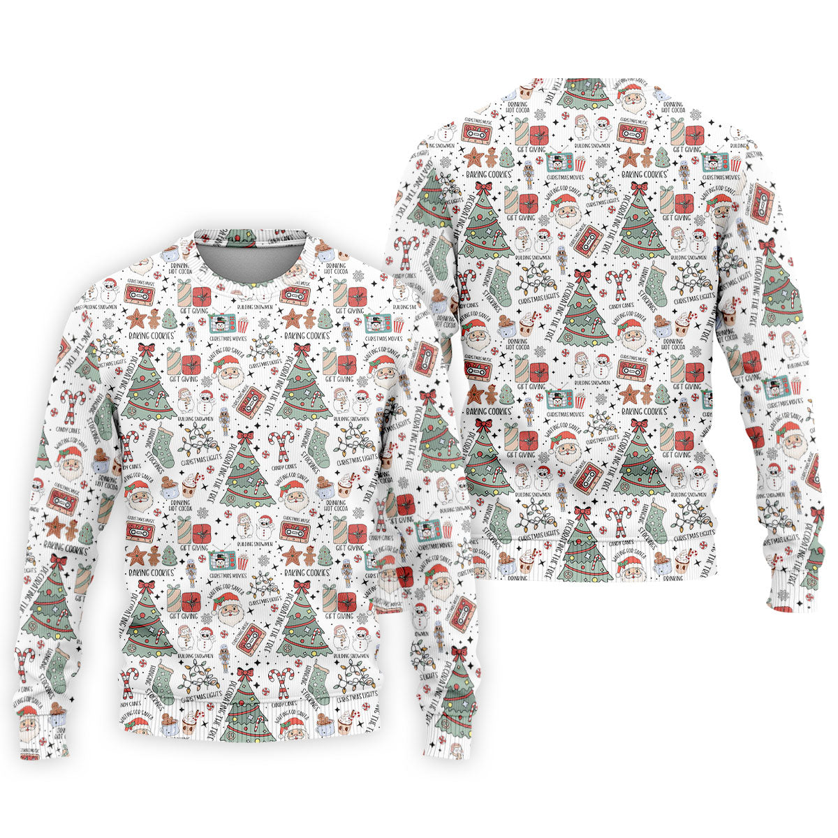 Tis The Season Santa Claus White Men's Golf Polo Shirtristmas Golf Shirt, Polo ShirtFor Men