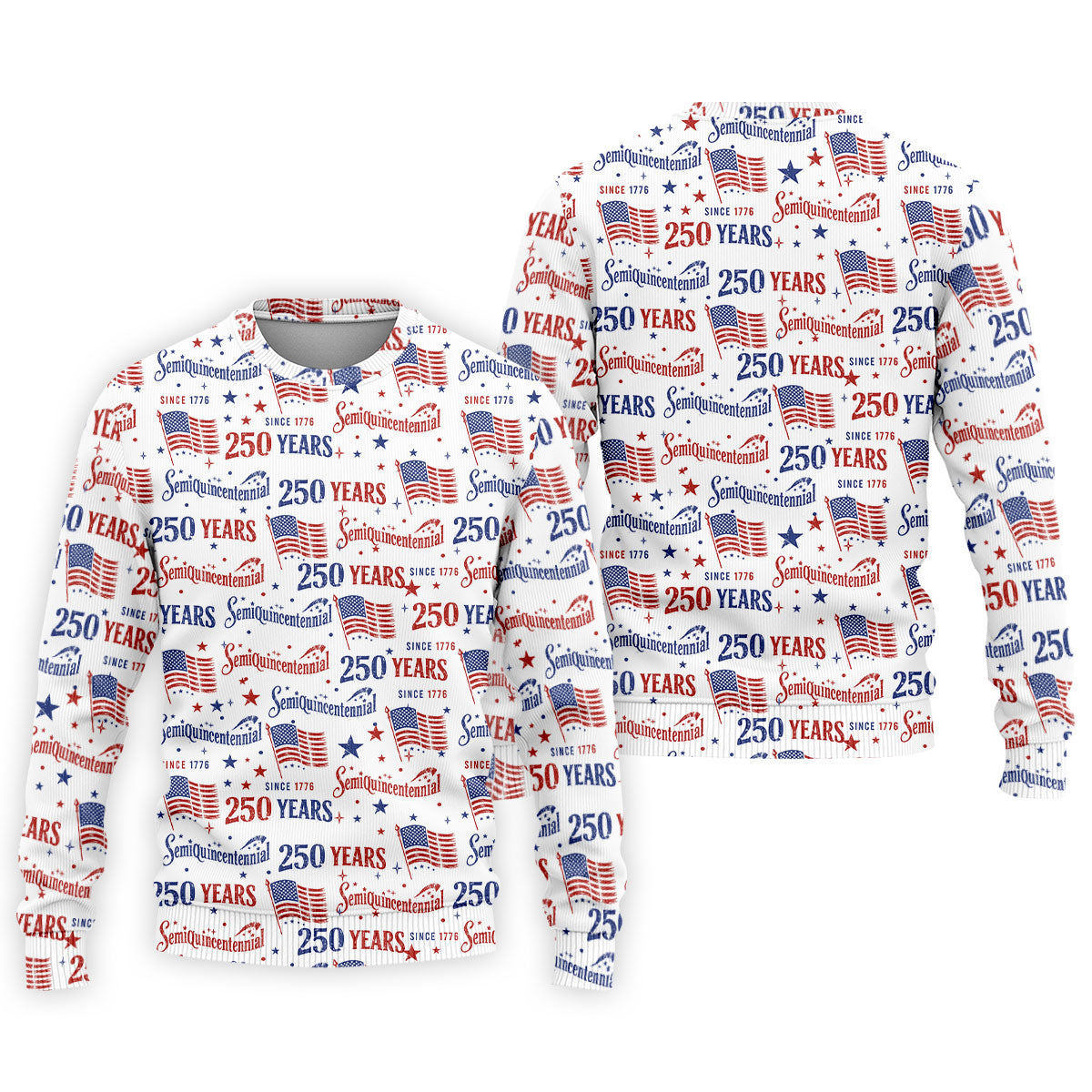 Semiquincentennial 250 Years Distressed American Flag Golf Shirt, Patriotic 4th Of July Golf Shirts For Men