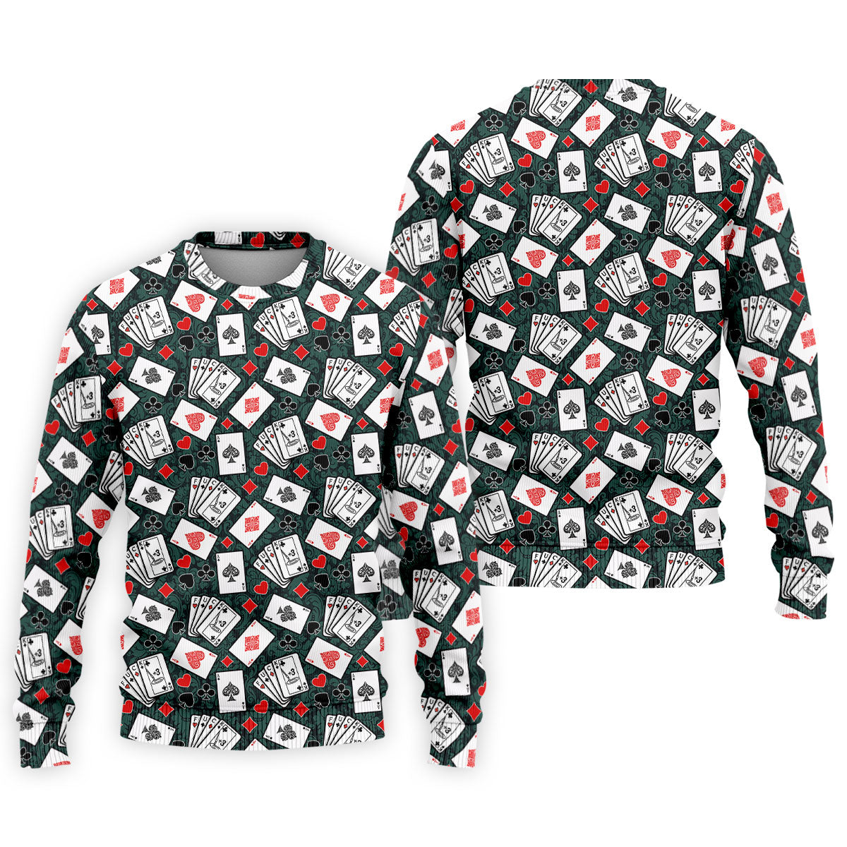 Funny F*ck Three Putts Cards Casino Themed Golf Tops For Men, Polo ShirtFor Men, Golf Shirts For Men