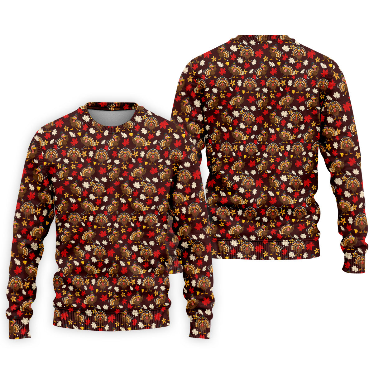 Funny Thanksgiving Turkey Golf Pose Golf Tops For Men, Polo Shirtor Men, Golf Gift For Men