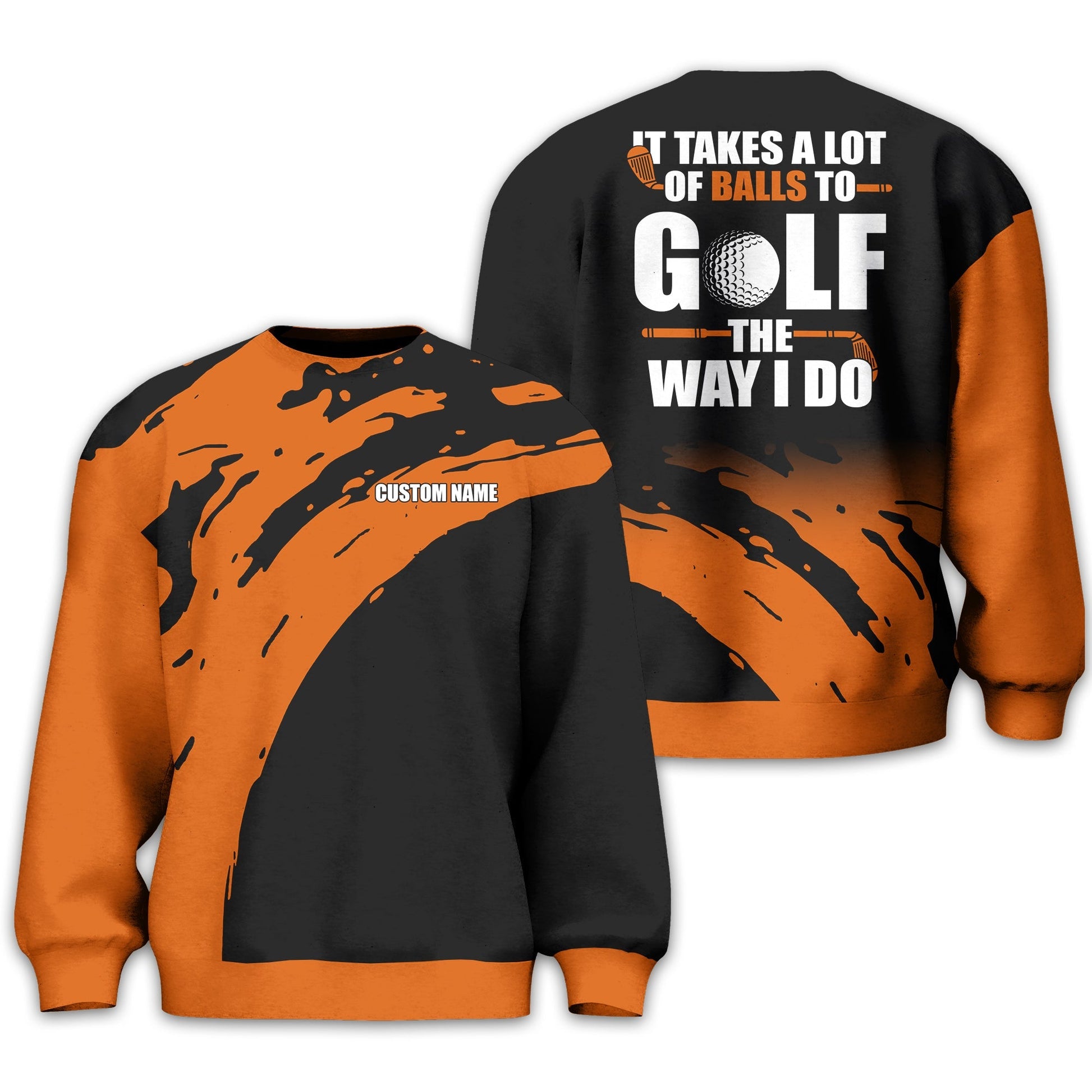 It Takes A Lot Of Balls To Golf The Way I Do Personalized Golf Polo ShirtGolf Shirt For Men, Gift For Golfers