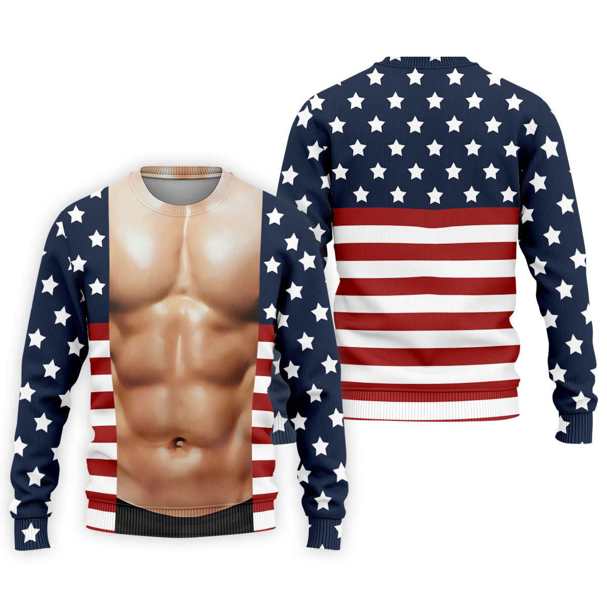 American Flag Pattern Men's Funny Golf Shirts, 250th Anniversary Performance Golf Shirt, Polo Shirt Men