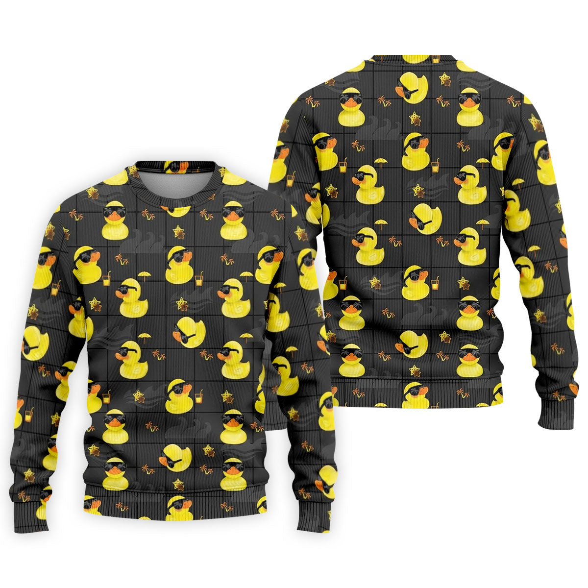 Yellow Rubber Duck Men's Funny Golf Shirts, Black Golf Shirt, Polo ShirtFor Men, Golf Shirts For Men