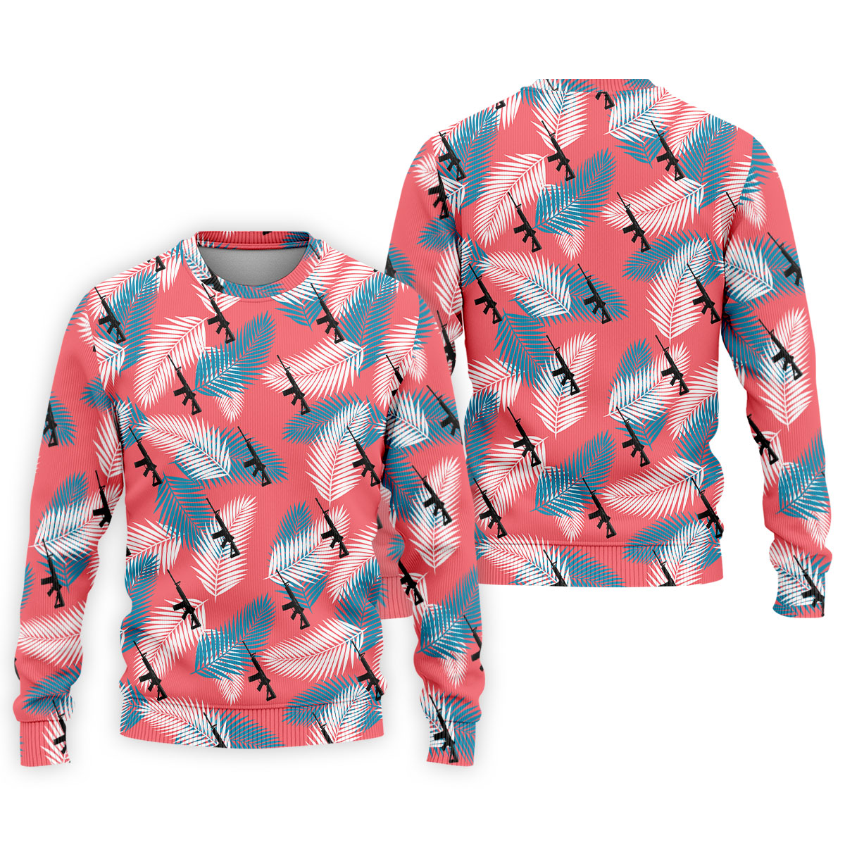 Freedom Lifestyle Green And Pink Hawaiian Golf Shirt, Golf Tops For Men, Golf Shirts For Men