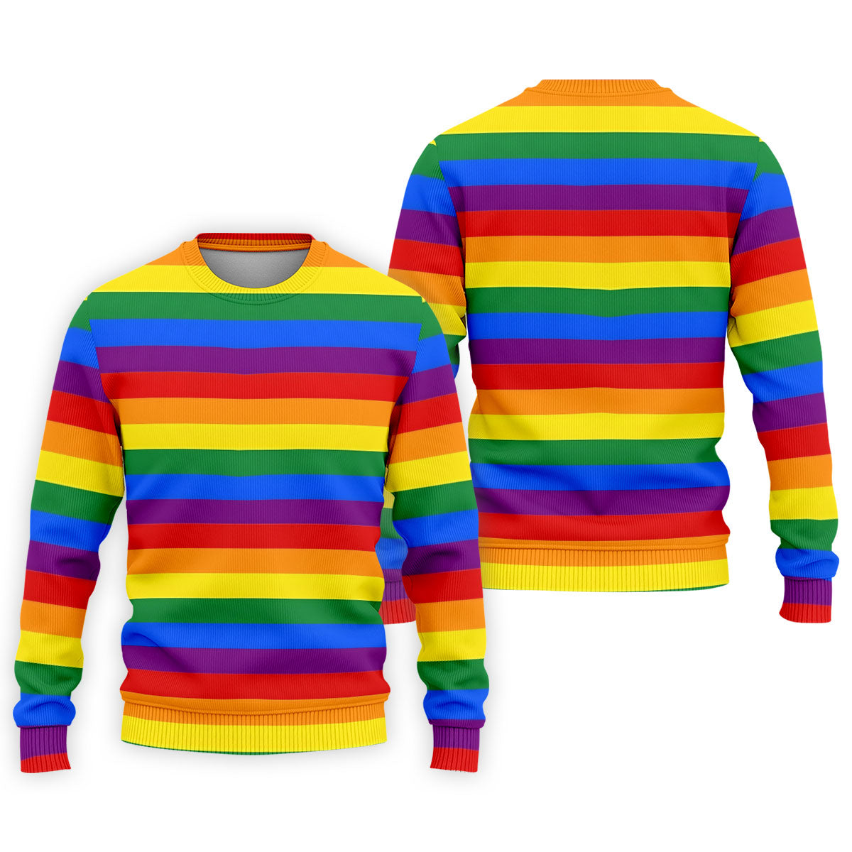LGBT Rainbow Flag Golf Tops For Men, Gay Pride Month Celebrate Golf Shirts For Men