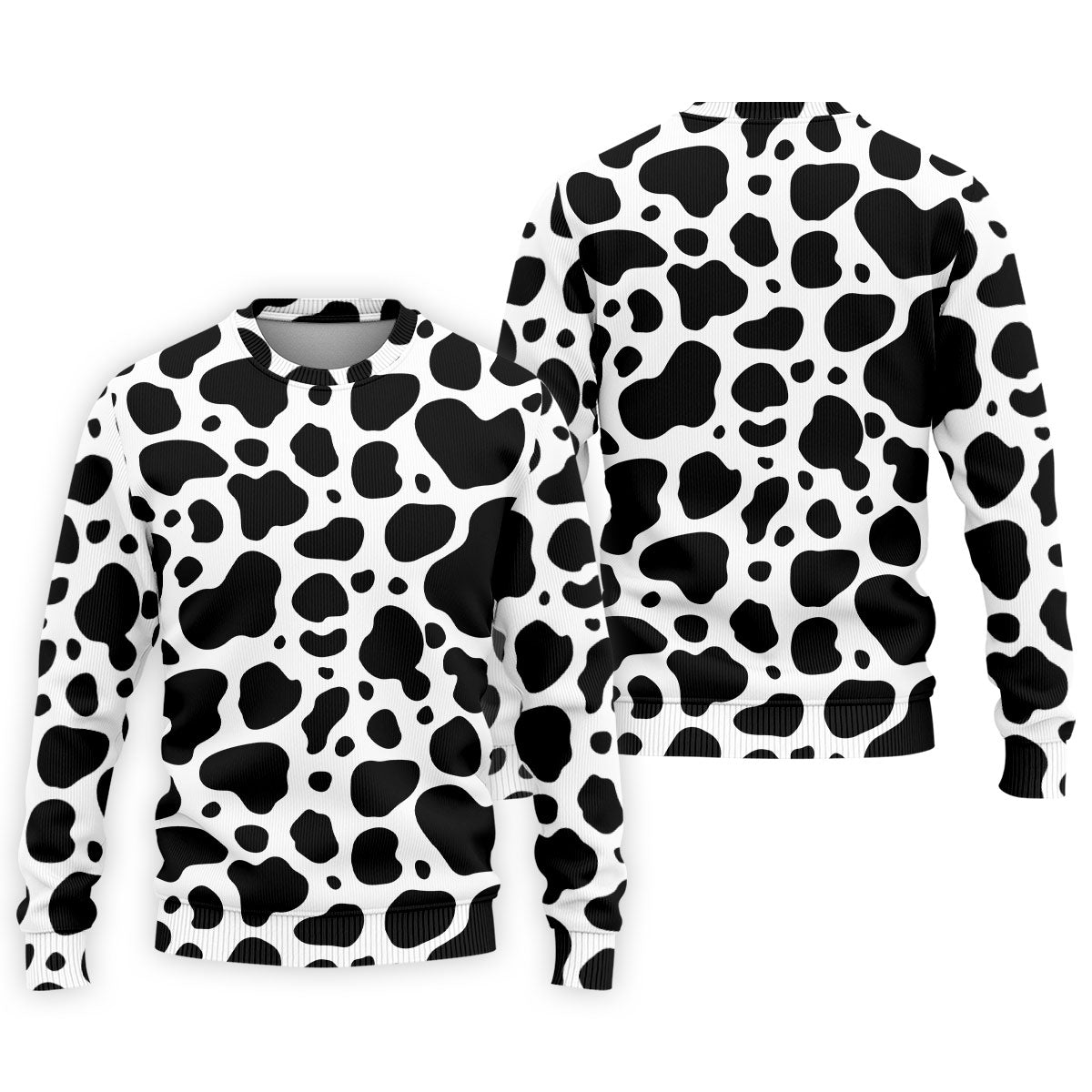 Cowhide Pattern Golf Shirt, Western Ranch Inspired Design, Golf Shirt For Men