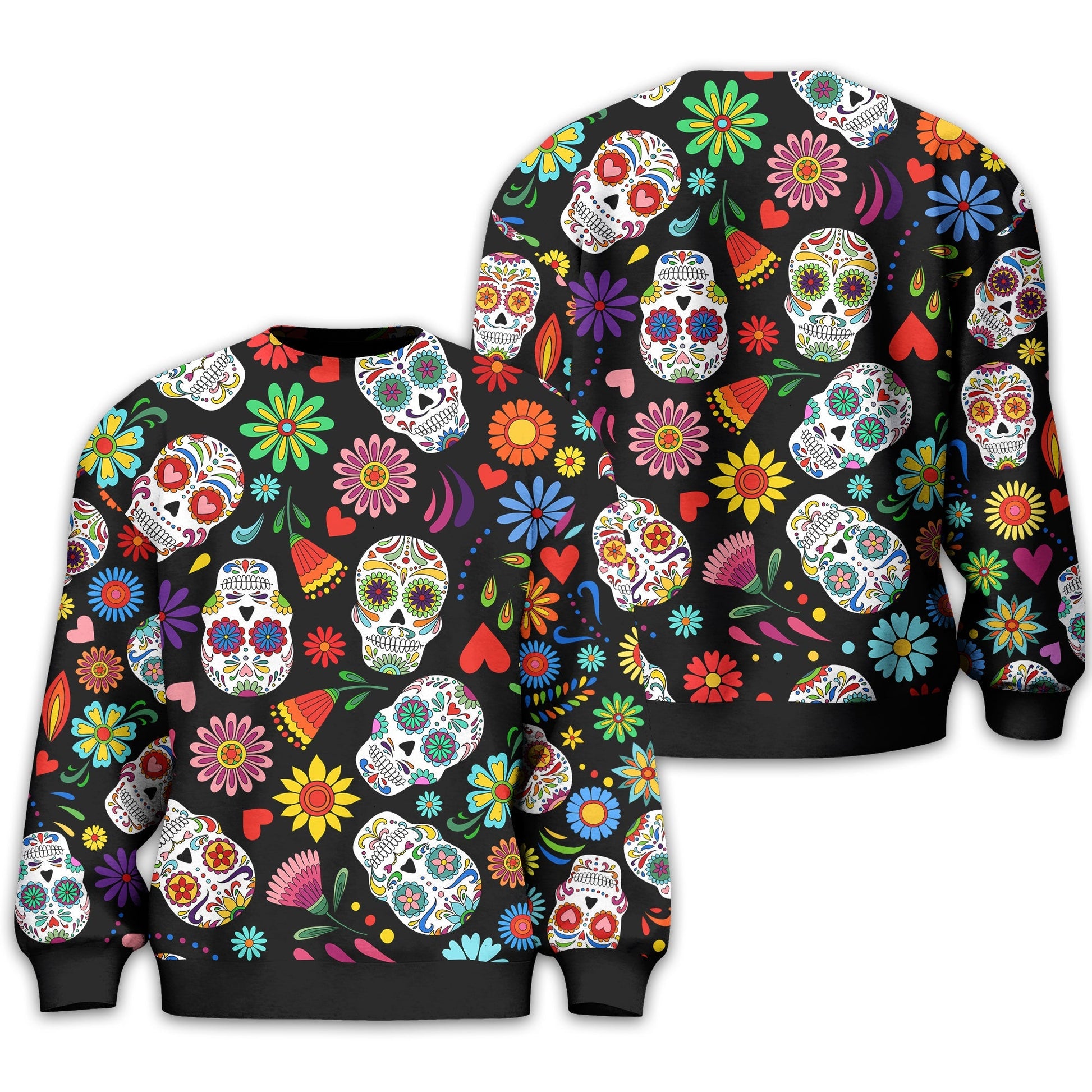 Fiesta Feeling Skull Men's Golf Polo ShirtFunny Golf Shirt, Gift For Golfers