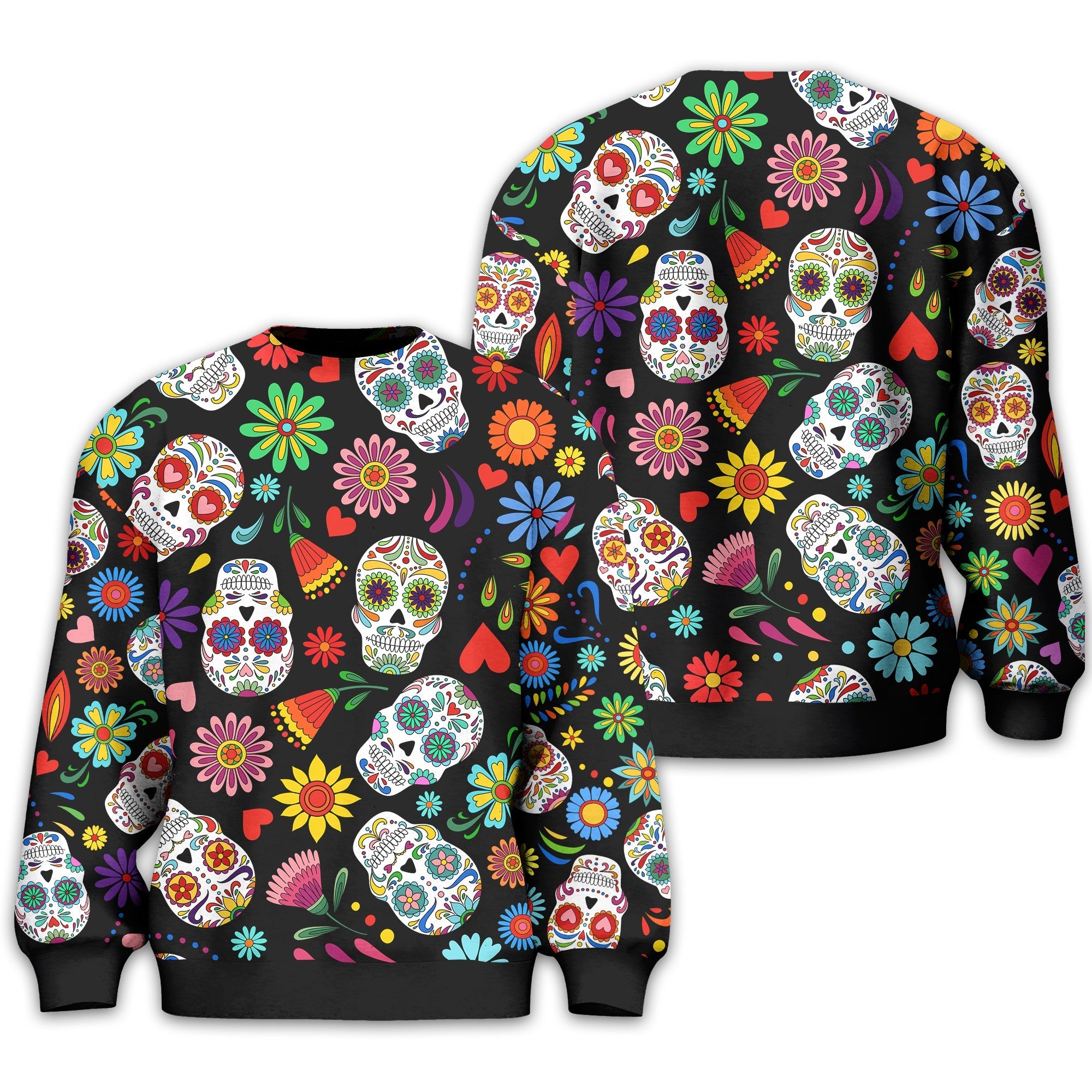 Fiesta Feeling Skull Men's Golf Polo ShirtFunny Golf Shirt, Gift For Golfers