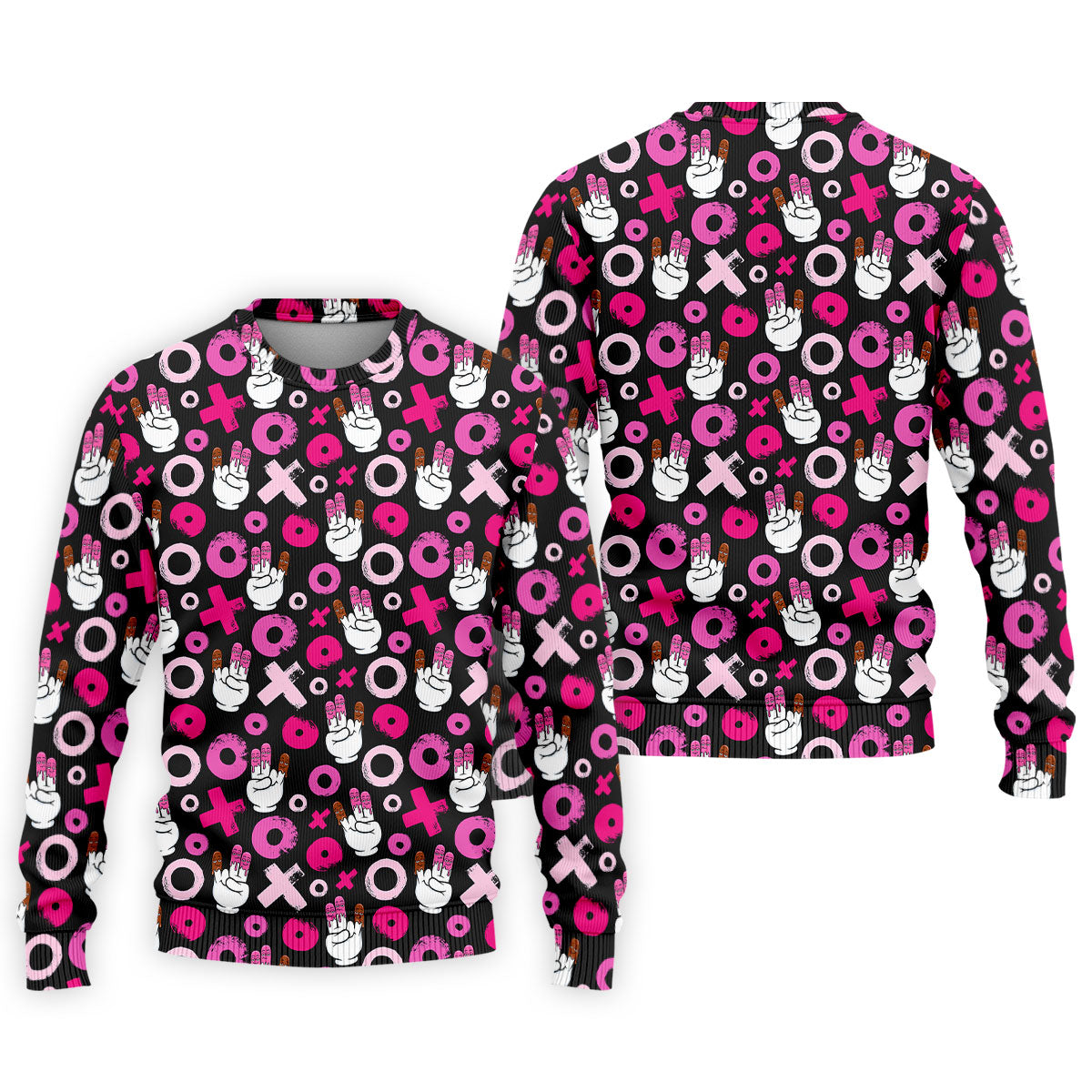 Chocolate Fingers Adult Humor XOXO Fun Golf Shirts For Men, Valentines Golf Gift, Polo ShirtFor Men