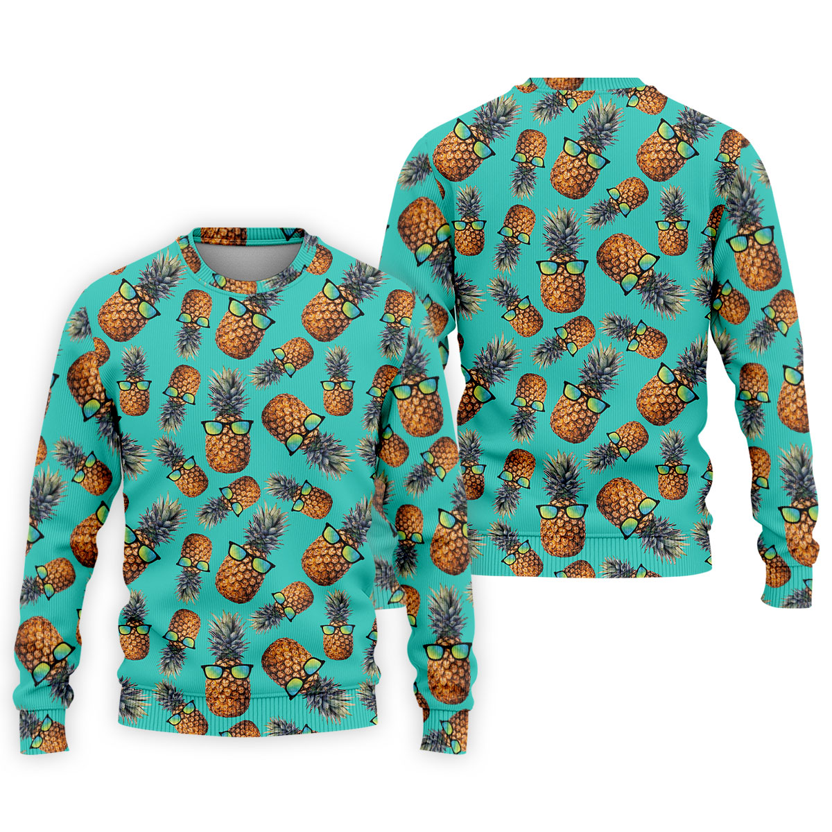 Cool Pineapple Tropical Theme Hawaiian Golf Shirt, Polo Shirtor Men, Golfing Apparel