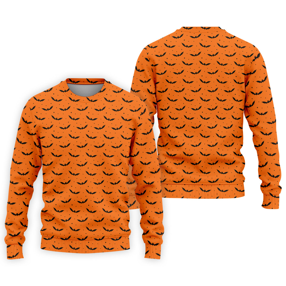 Spooky Bats Orange Halloween Golf Shirt, Polo ShirtFor Men, Golf Gift For Men, Golfing Apparel