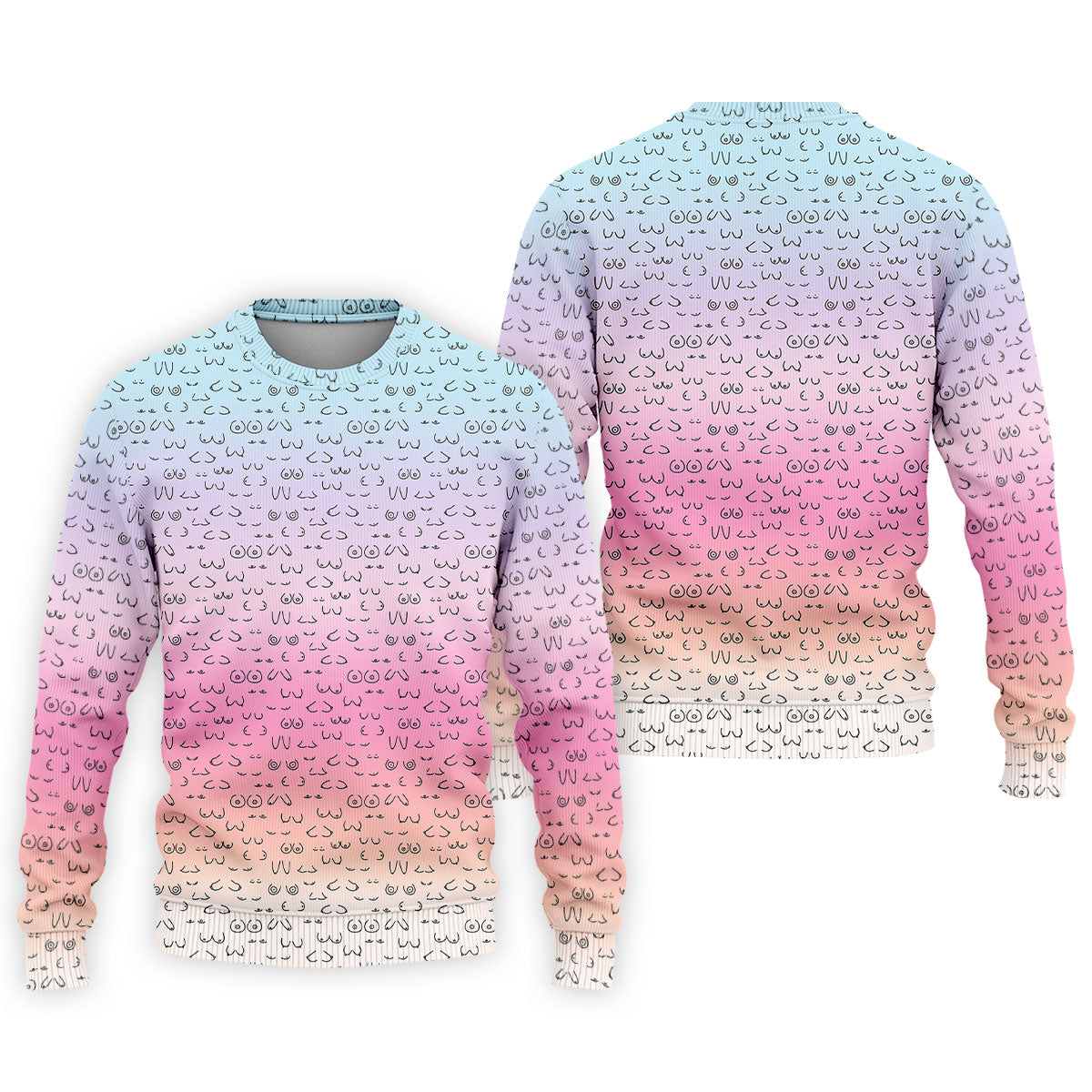 Funny Adult Humor Ombre Golf Shirt, Fun Men's Golf Polos, Polo ShirtFor Men, Golf Gift For Him