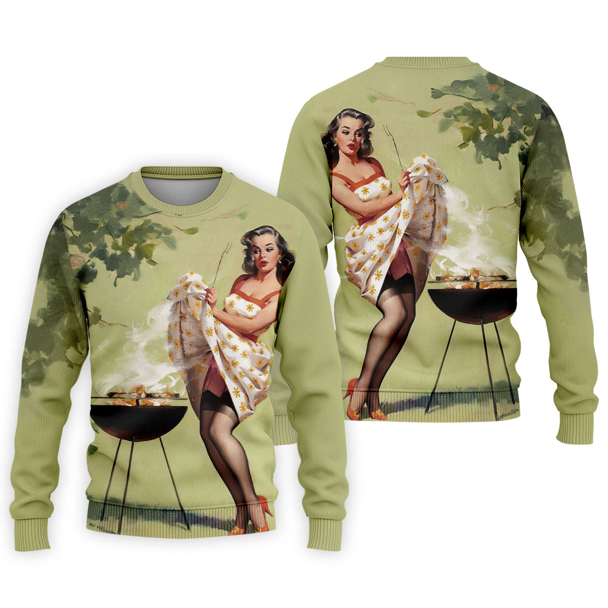 Hot Beauty Men's Funny Golf Shirts, Retro Golf Shirt, Polo ShirtFor Men, Golf Shirts For Men