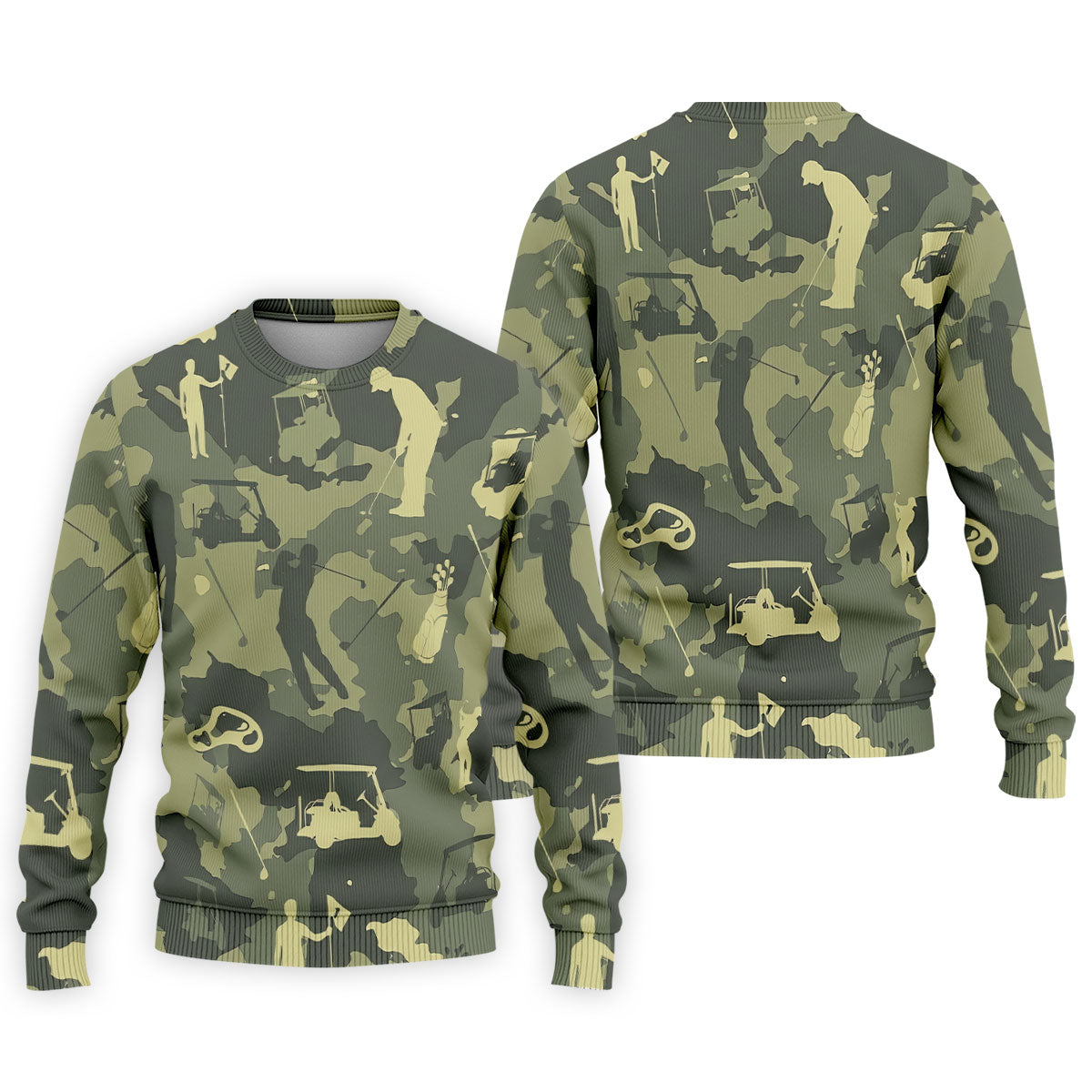 Golf Pose Camo Golf Shirt, Golf Tops For Men, Golf Shirts For Men, Golf Gift For Men