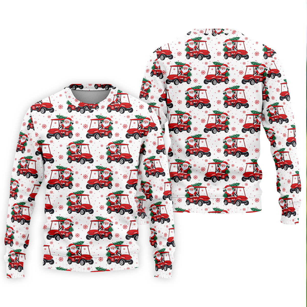 Santa Claus Golf Cart Fun Golf Shirts For Men, Christmas Golf Shirt, Polo Shirtor Men, Golf Gift For Men