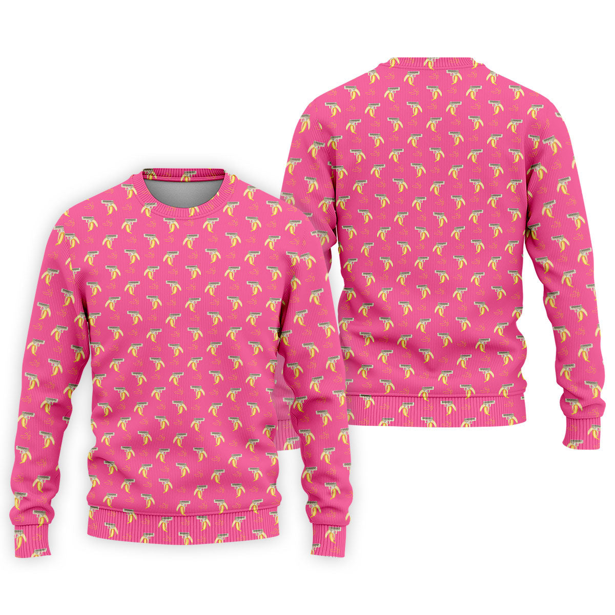 Funny Banana Hot Pink Golf Shirt, Golf Tops For Men, Golf Shirts For Men, Polo ShirtFor Men