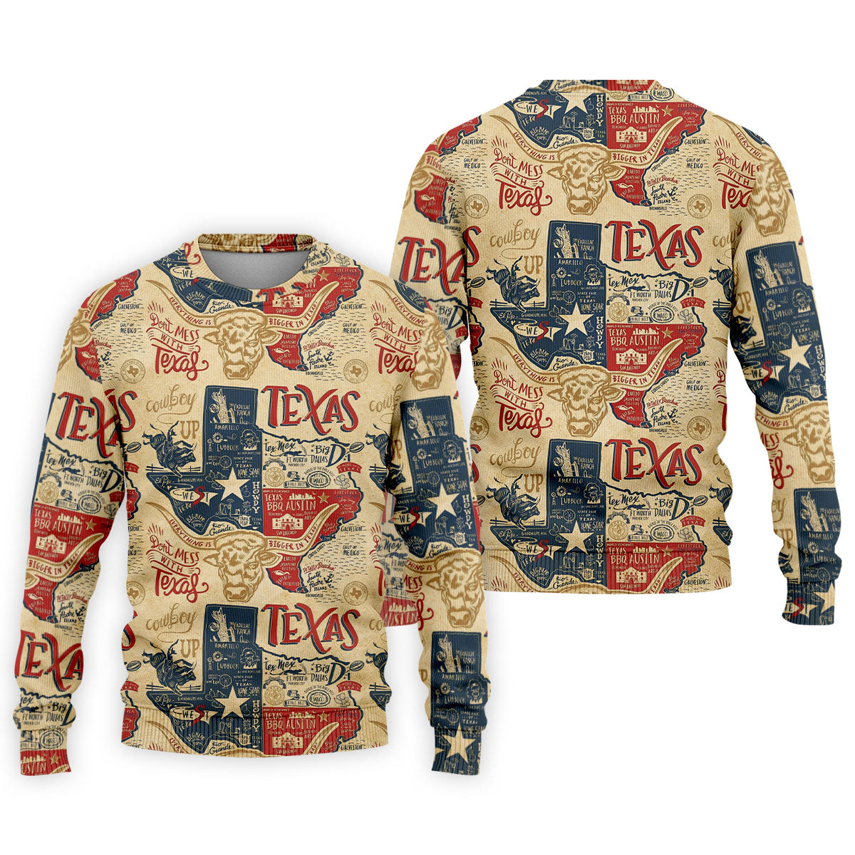 Don't Mess With Texas Western Theme Old West Golf Tops For Men, Polo Shirt Men, Golf Shirts For Men