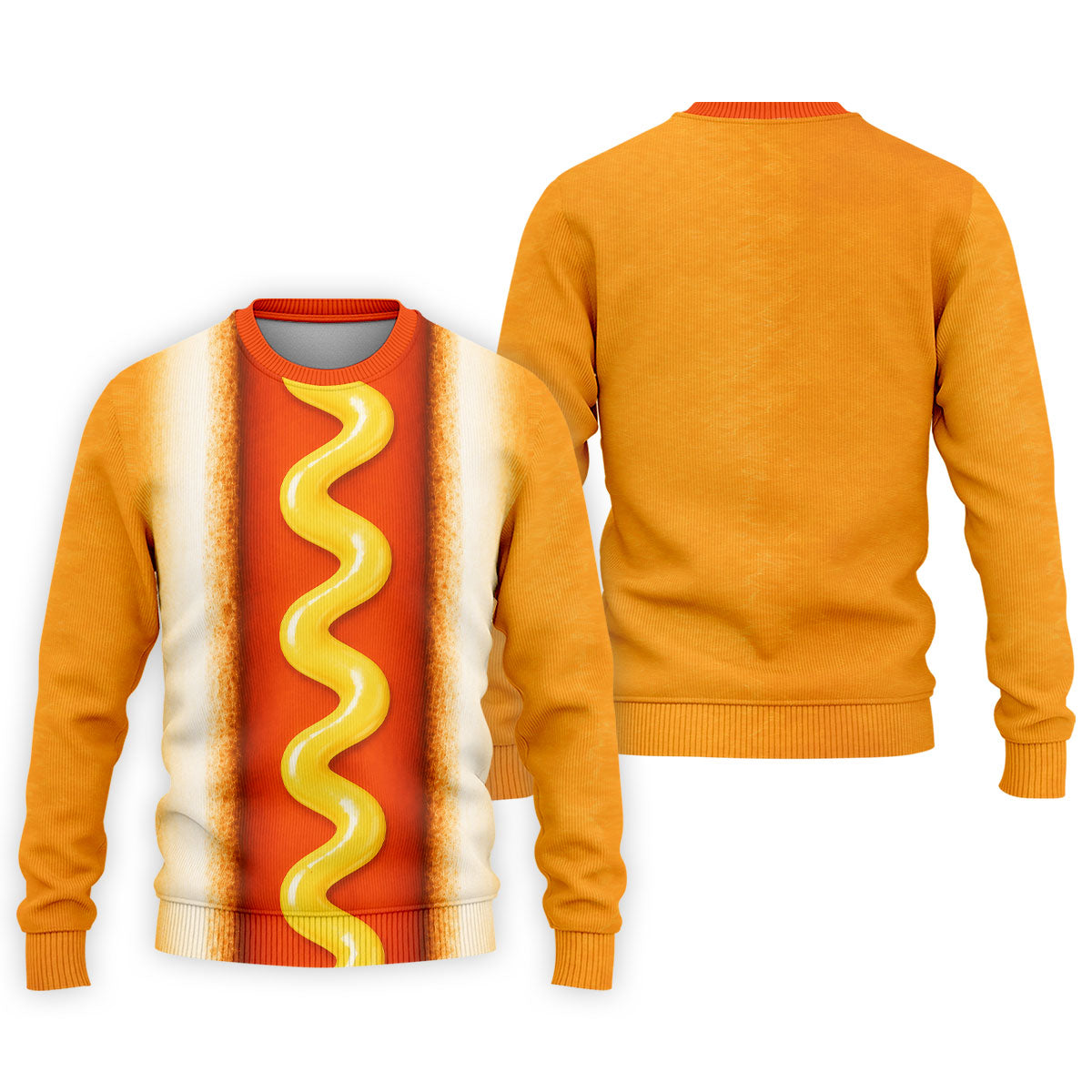 Hot Dog Suit Golf Shirt, Humorous Food Lover Pattern, Golf Shirt For Men