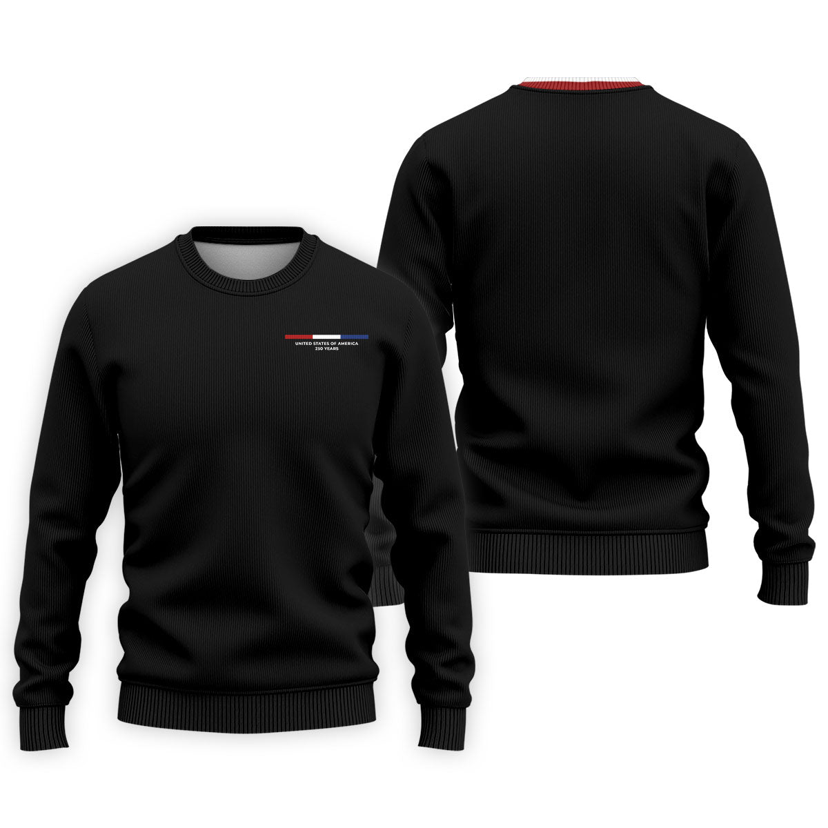 United States Of America 250 Years Black Golf Shirt, Patriotic Golf Shirt, Golf Shirts For Men