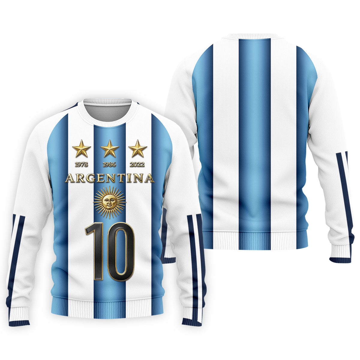 Argentina World Cup Sun Of May Golf Tops For Men, Football Theme Polo Shirtor Men
