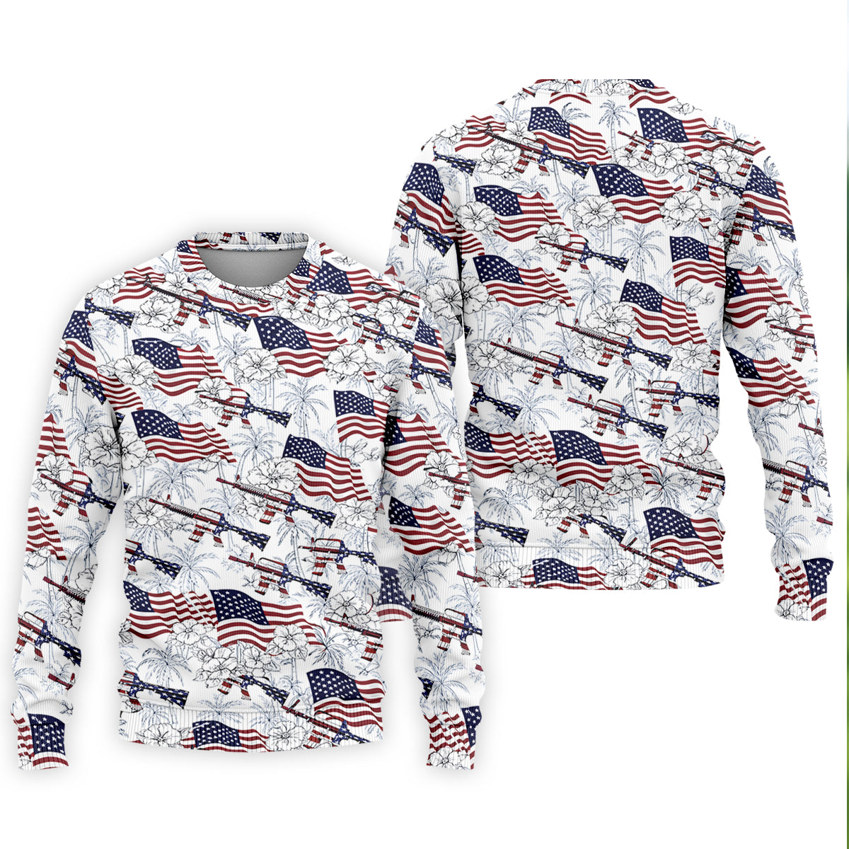 Hawaiian American Golf Tops For Men, 250th Anniversary Patriotic Golf Shirt, Polo ShirtFor Men