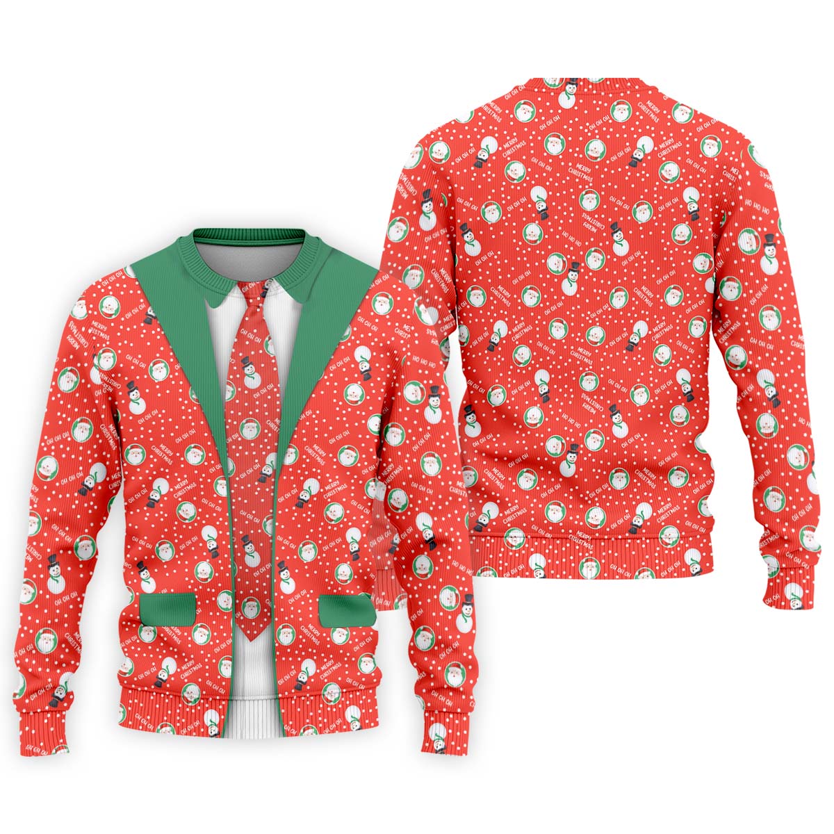 Ho Ho Ho Merry Christmas Funny Print Golf Tops For Men, Christmas Golf Shirt, Polo ShirtFor Men