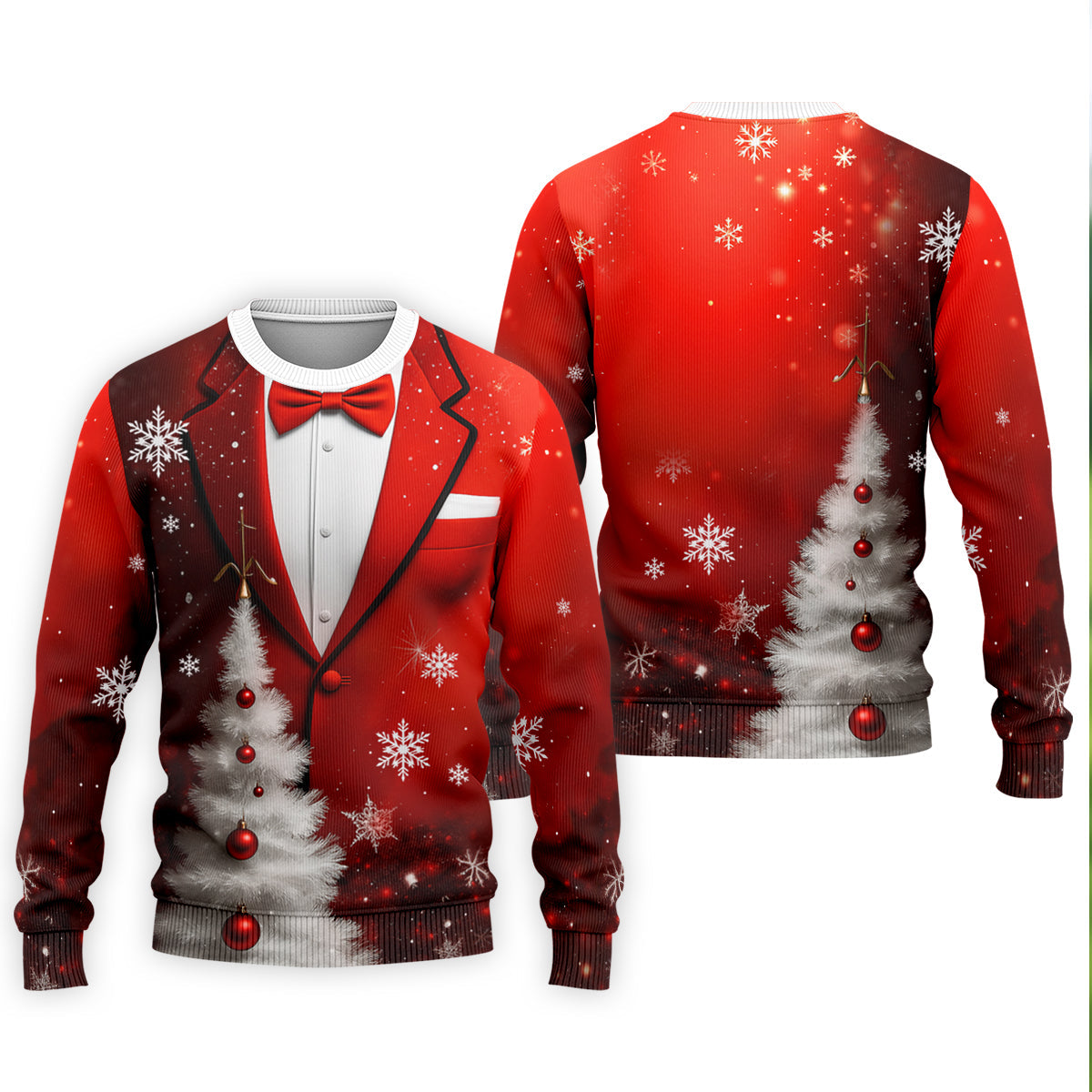 Snow Pine Tree Black And Red Christmas Men's Golf Polo Shirtristmas Golf Shirt, Golf Gift For Men