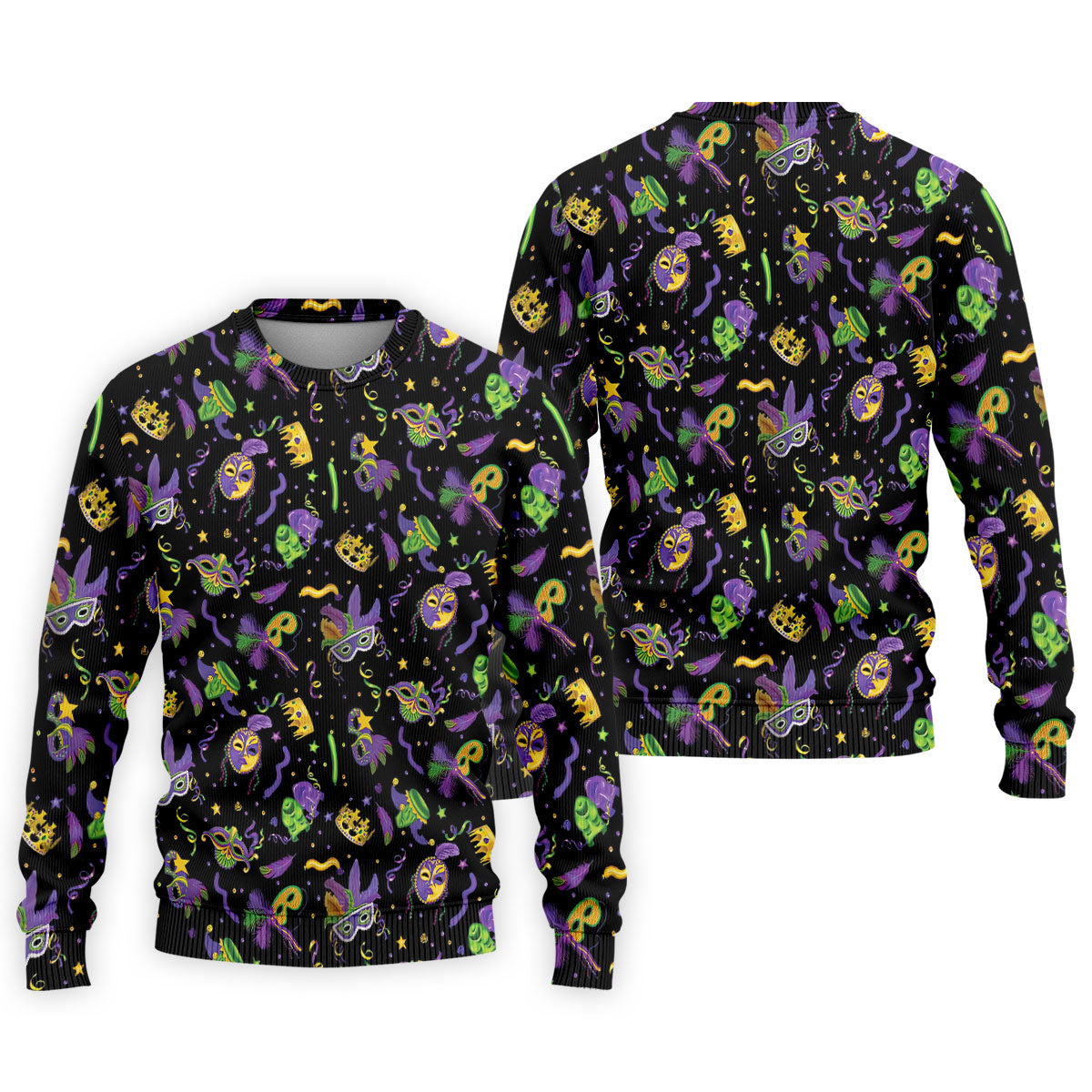 Mardi Gras Golf Golf Polo Shirt Mardi Gras Black Golf Shirt, Golf Tops For Men