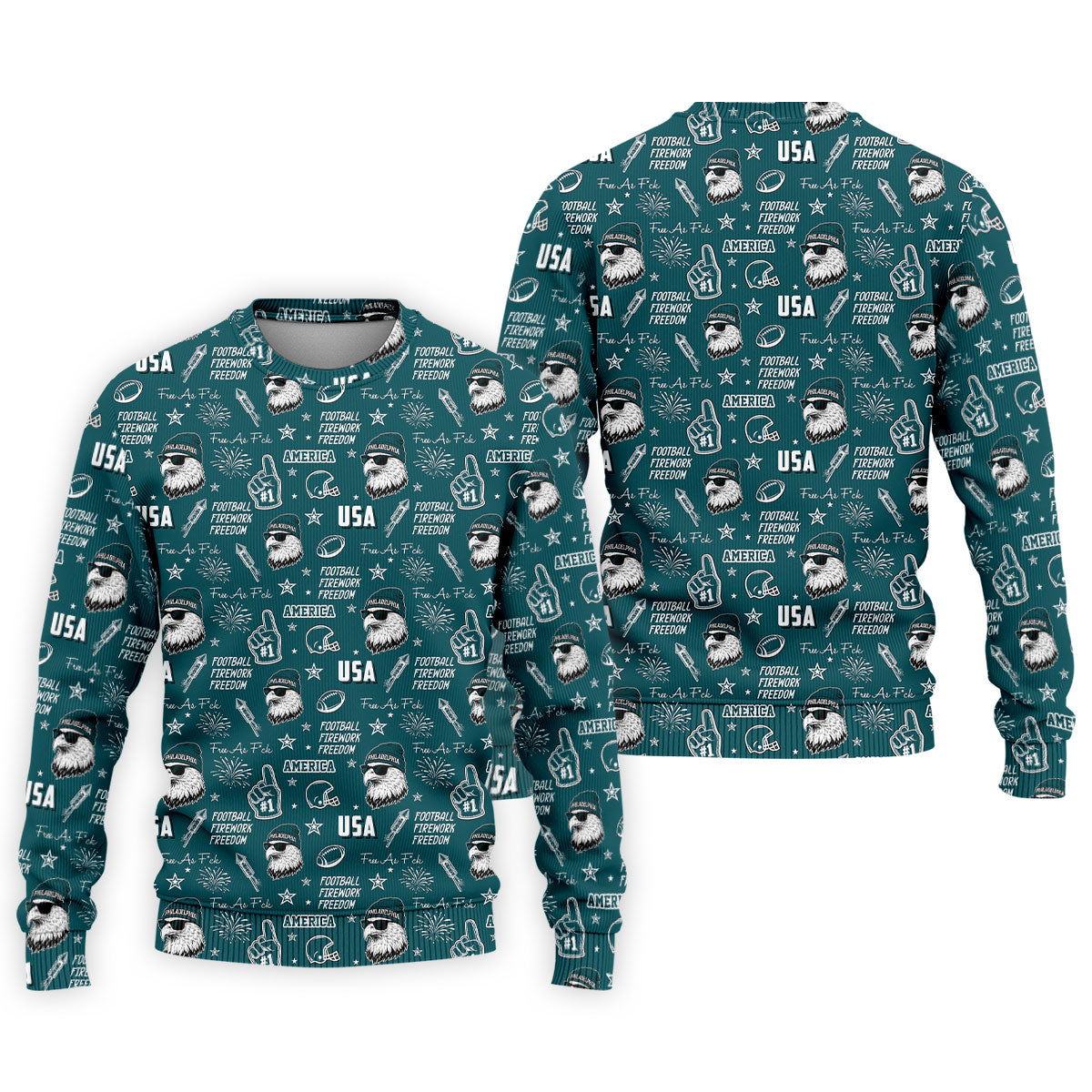 Swoop Eagle Midnight Green Sport Polo, American Football League Gift Ideas For Football Fans