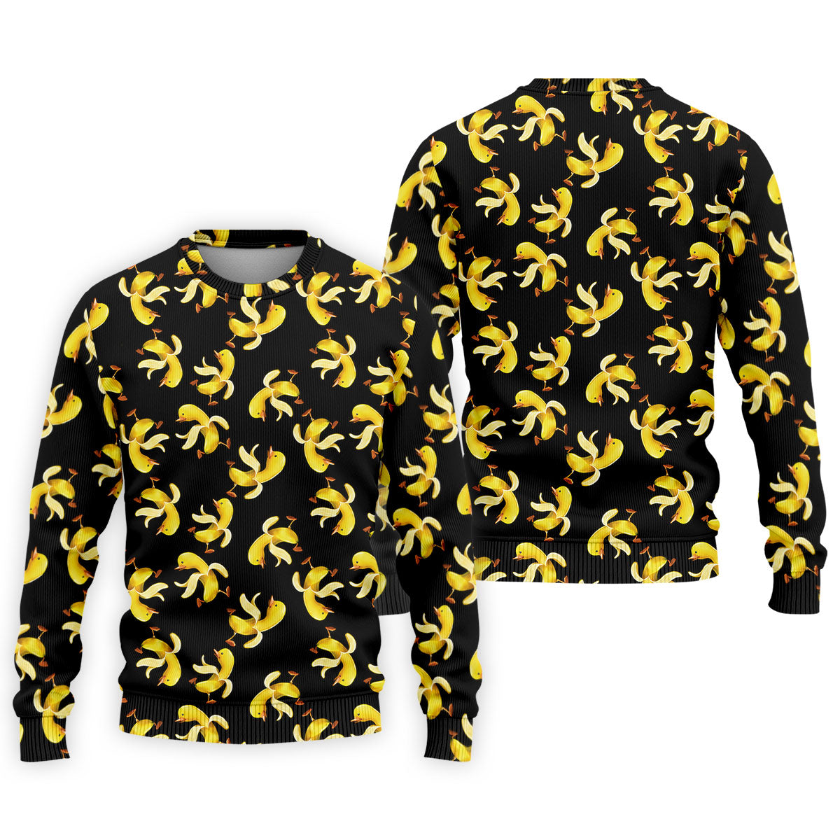Banana Duck Hawaiian Golf Shirt, Men's Funny Golf Shirts, Polo Shirtor Men