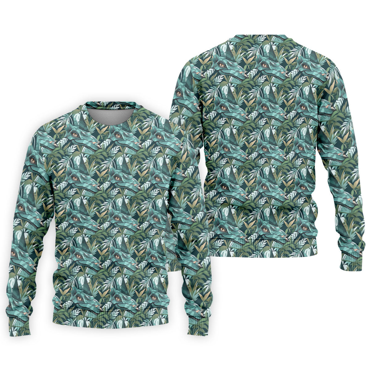 Dinosaur Head Tropical Vibe Golf Tops For Men, Polo ShirtFor Men, Golf Shirts For Men