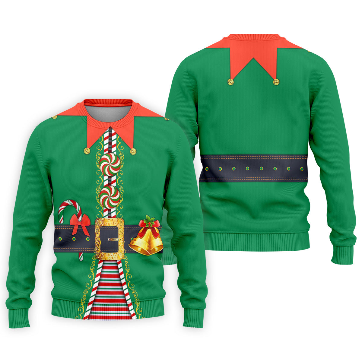 Funny Christmas Elf Golf Tops For Men, Christmas Golf Shirt, Polo ShirtFor Men, Christmas Golf Shirt