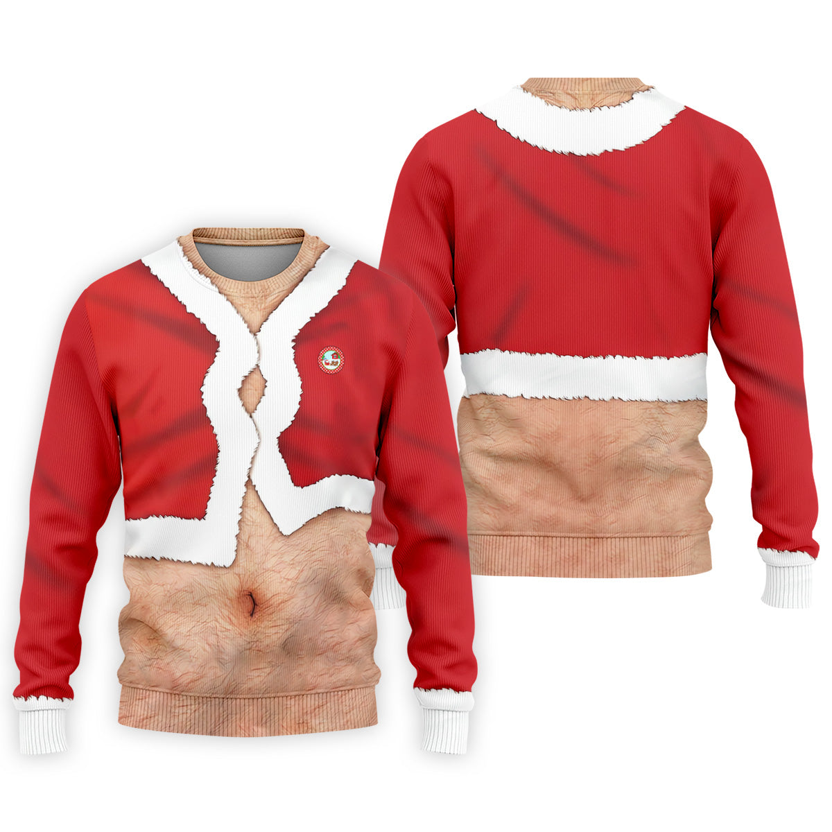 Funny Santa Costume Golf Polo Shirtstom Golf Shirt, Unique Gift For Golfer, Fun Golf Shirts For Men