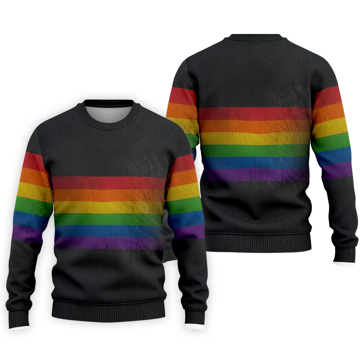 Pride Rainbow Flag Retro Golf Shirt, LGBTQ Month Polo Shirtor Men, Golf Shirts For Men